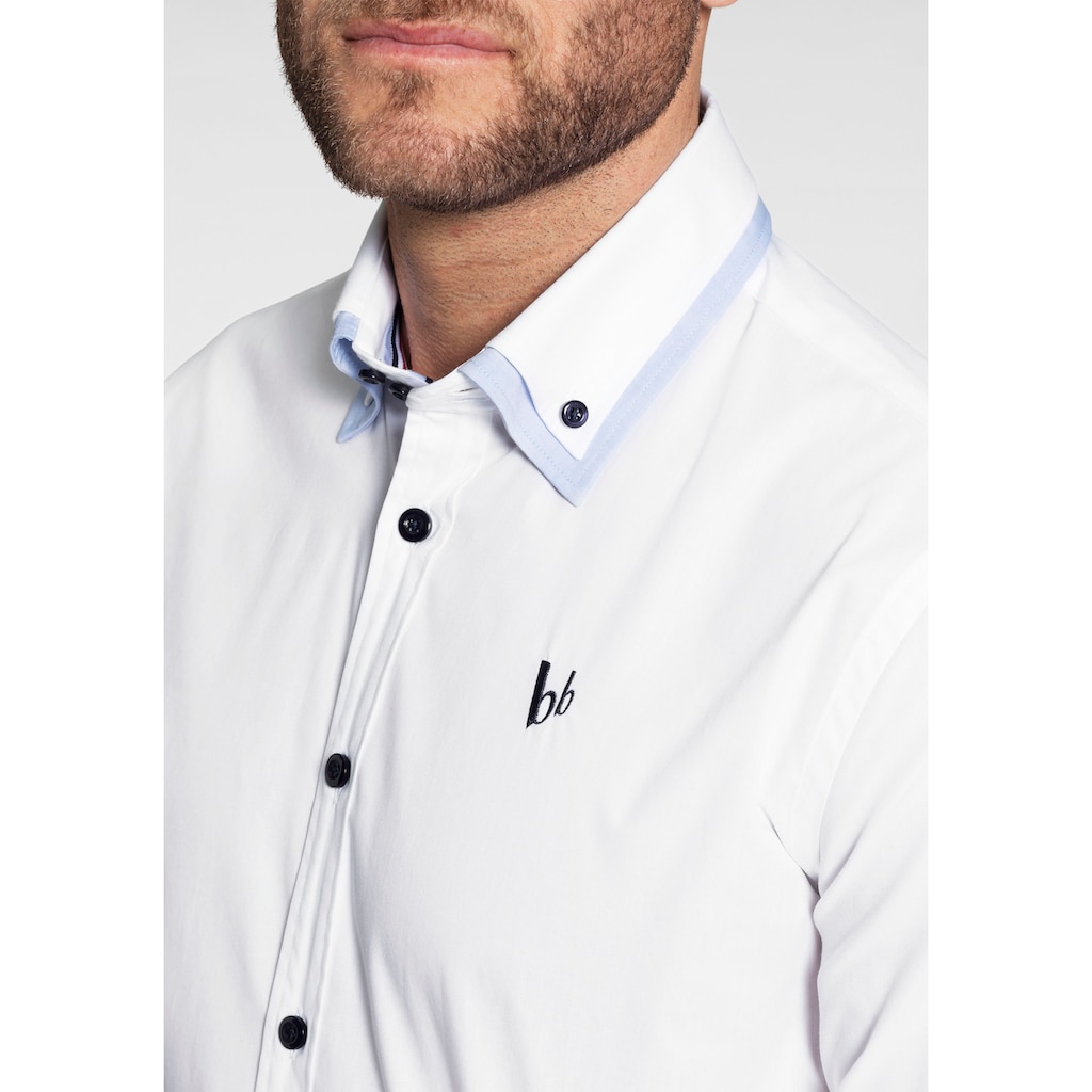 Bruno Banani Langarmhemd »Button-down-Kragen, das perfekte Hemd für viele Anlässe«