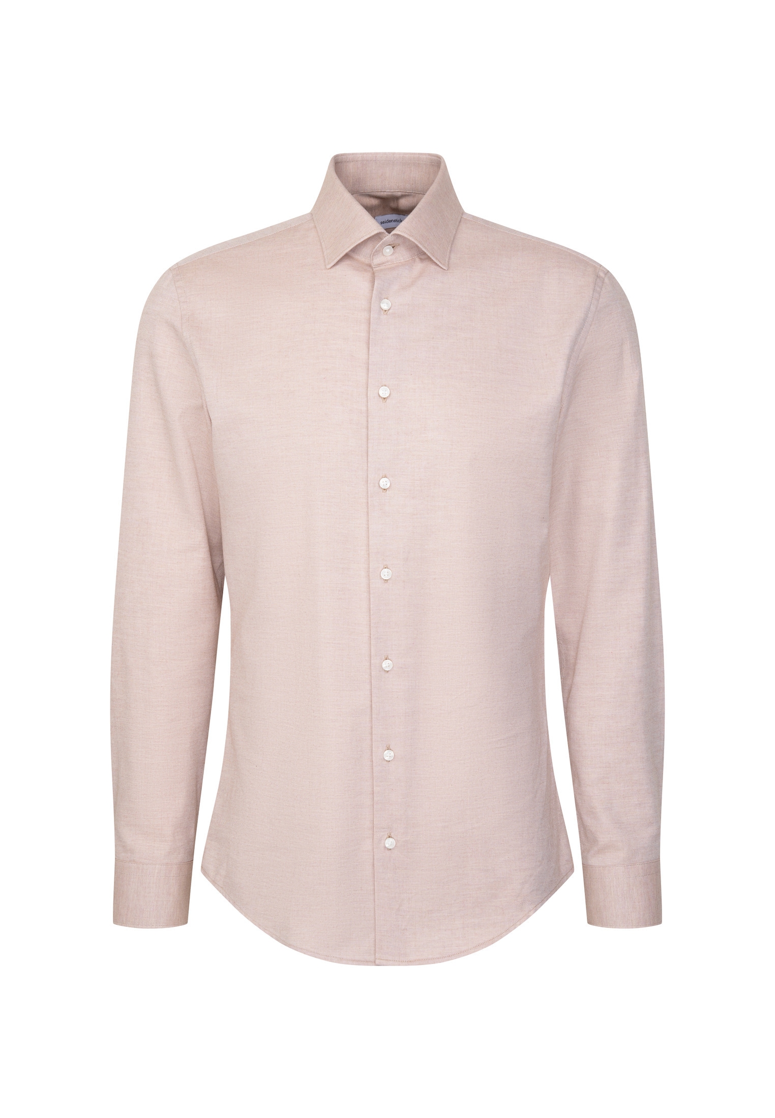 seidensticker Flanellhemd »Schwarze Rose« Slim 1/1 Kentkragen Uni