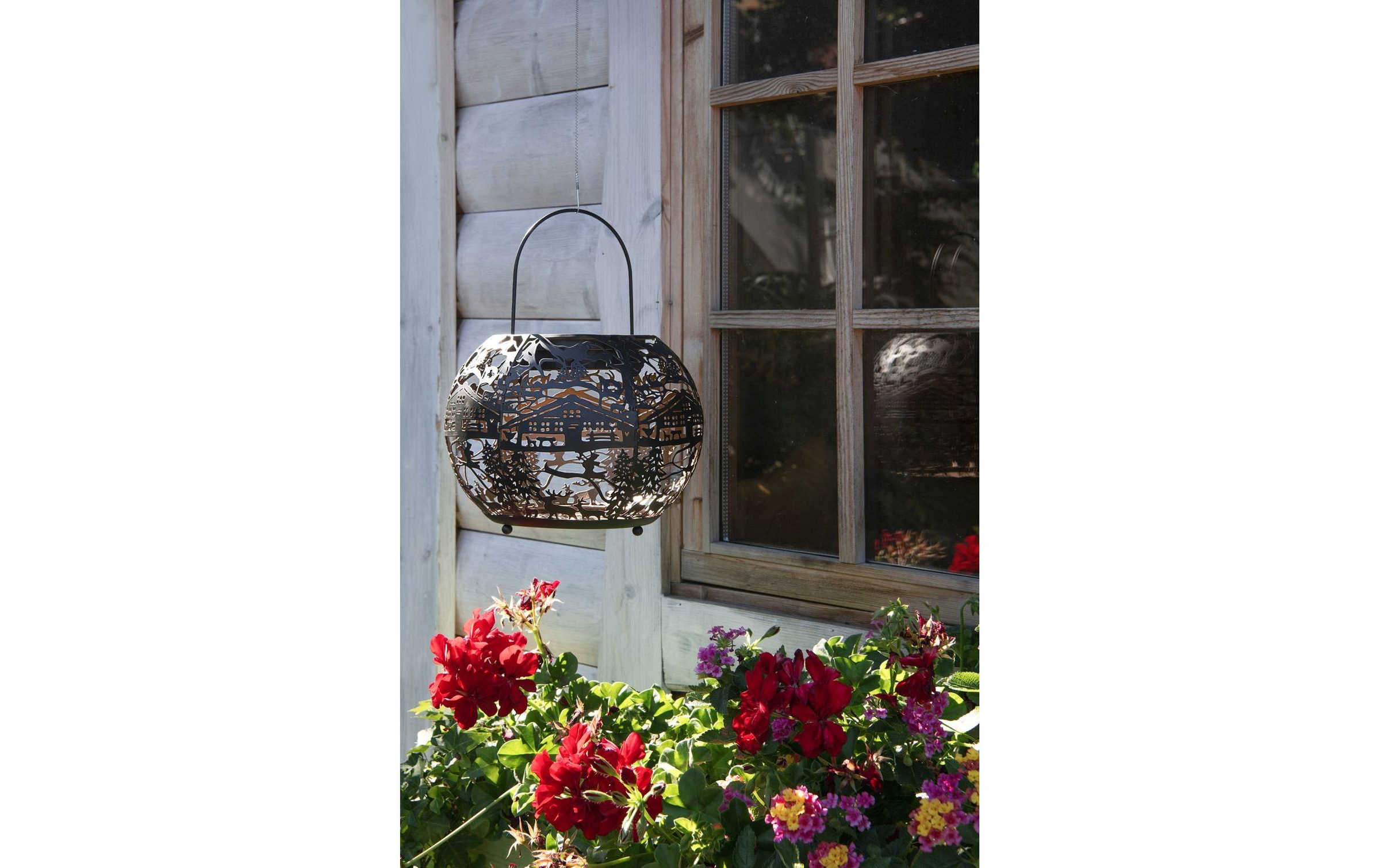 STT LED Solarleuchte »Globe Silueta« Warmweiss