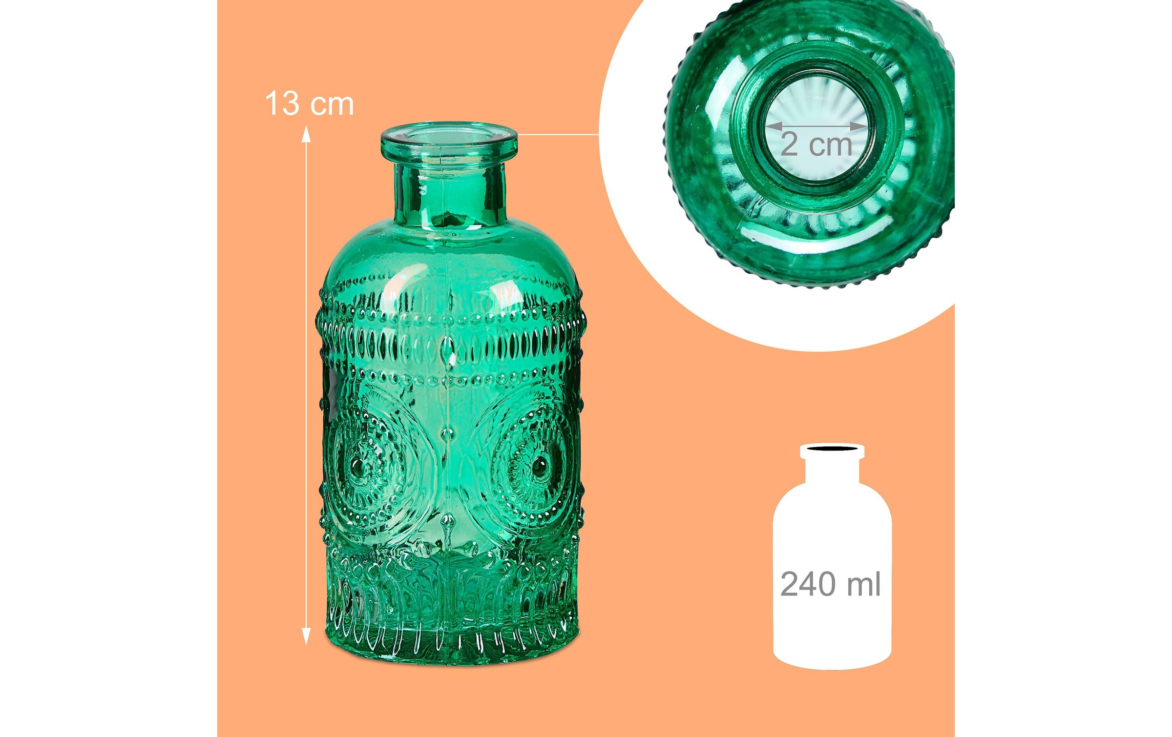 relaxdays Dekovase »12er Set«