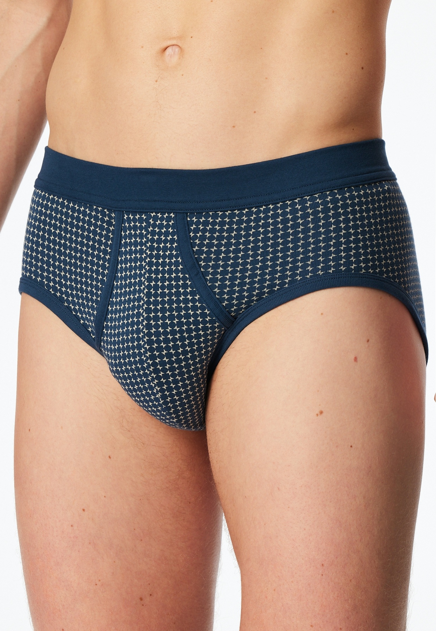 Schiesser Slip »Original Classics« pack de 2,  avec motif à carreaux contrasté