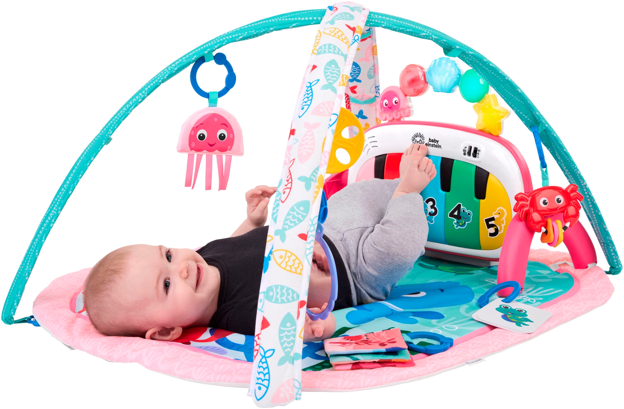 Baby Einstein Arche de jeu »4-in-1 Kickin’ Tunes Jellyfish Jamboree Music & Language Discovery Gym« mit Soundeffekt