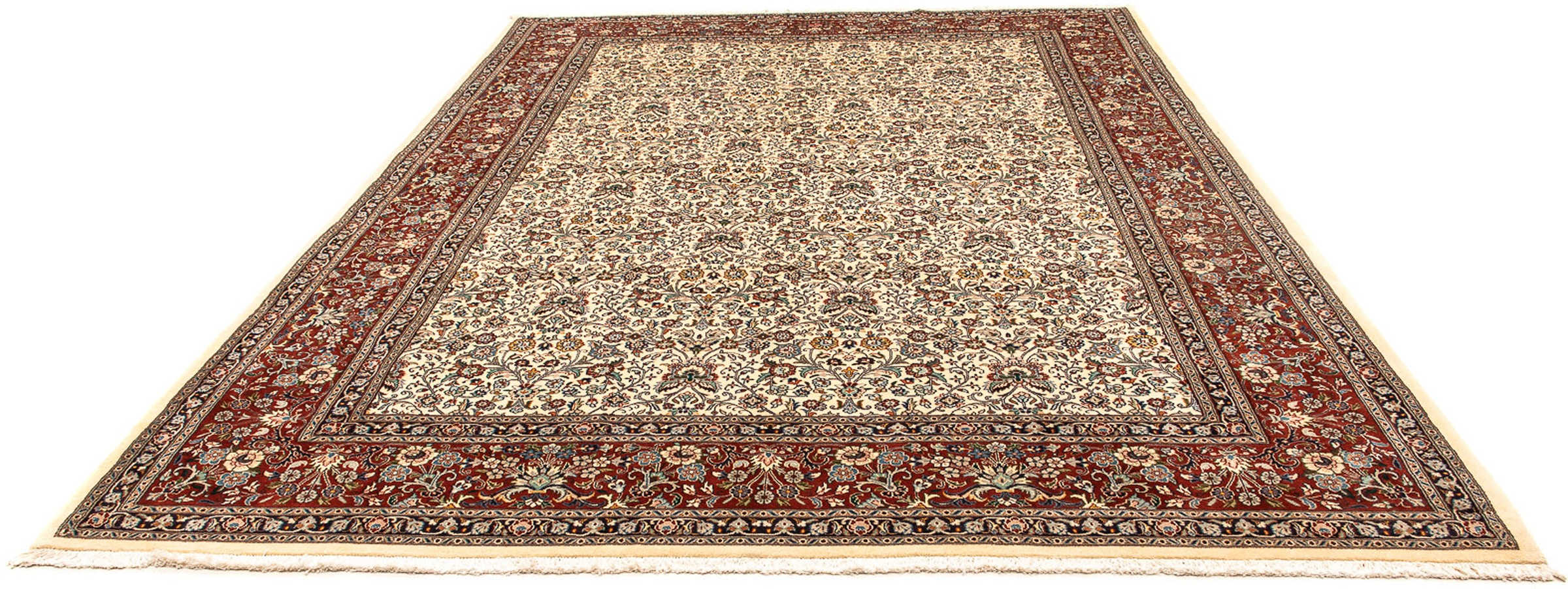 Image of morgenland Orientteppich »Perser - Classic - 352 x 249 cm - beige«, rechteckig, 10 mm Höhe, Wohnzimmer, Handgeknüpft, Einzelstück mit Zertifikat bei Ackermann Versand Schweiz