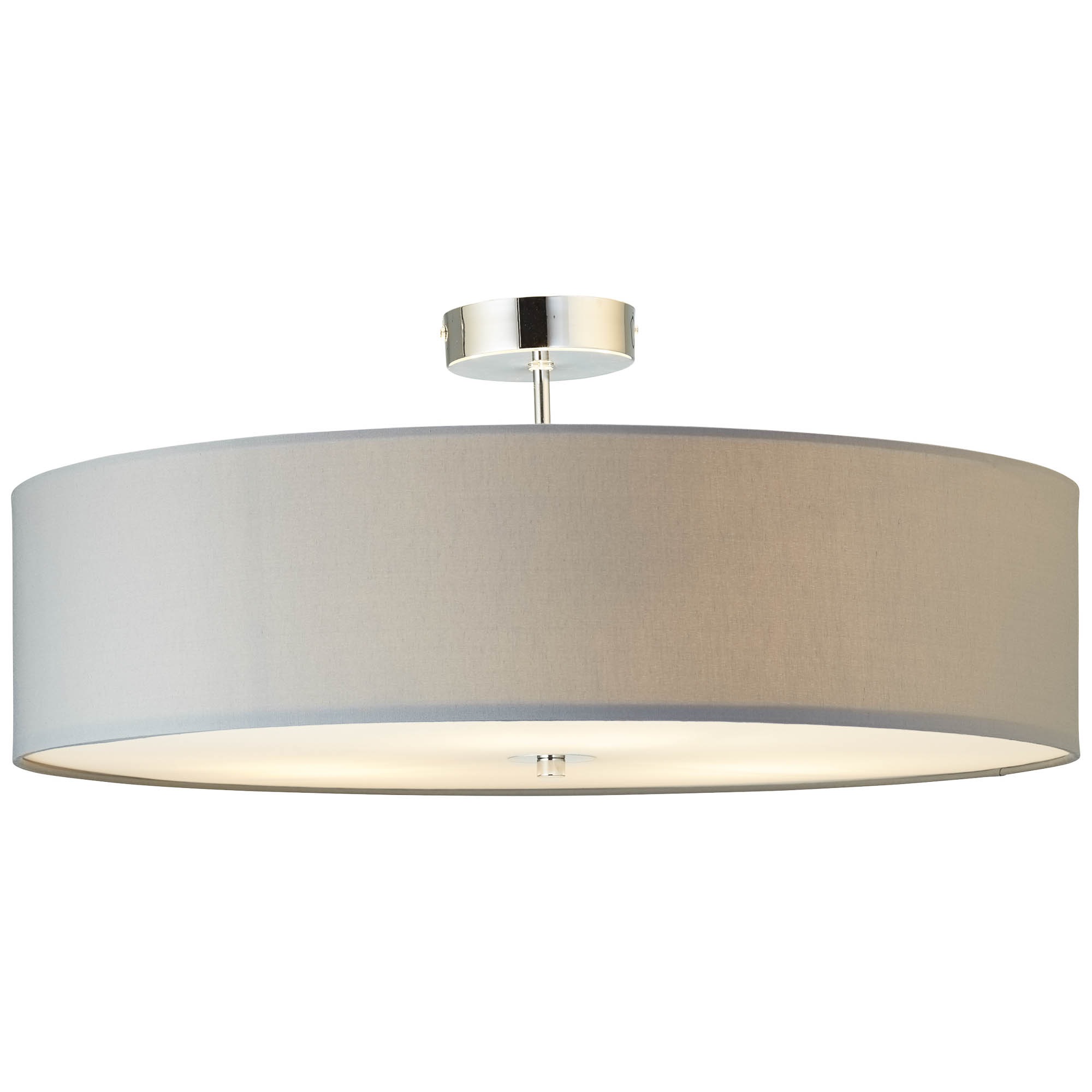 Brilliant Deckenleuchte »Andria« E27 1 Stk. mit Stoffschirm, 26,5 cm Höhe, Ø 60 cm, E27, Metall/Textil