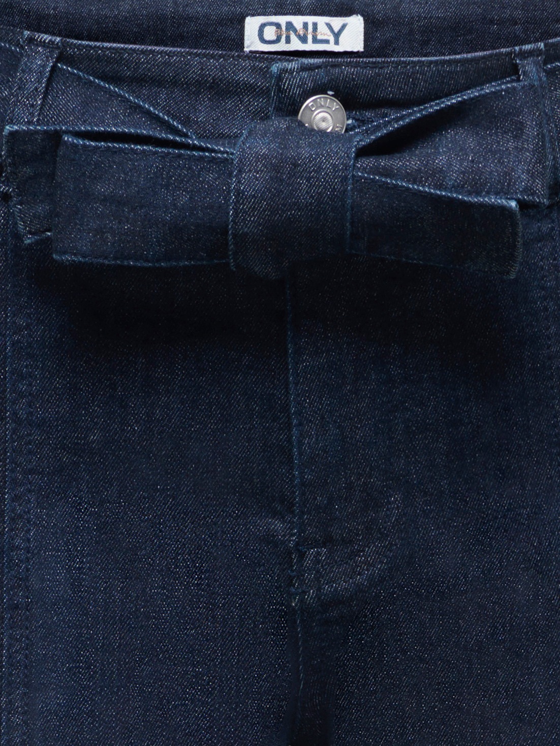 ONLY Jeans taille haute »ONLMADISON BLUSH HW WID BELT DNM GUA579« mélange de matières, taille haute, coupe large