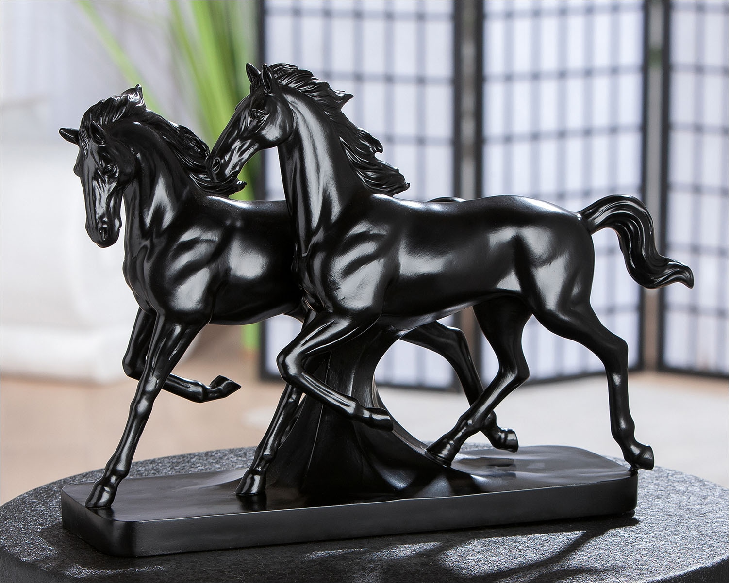 GILDE Sculpture »Figur Pferd Luna & Casanova«