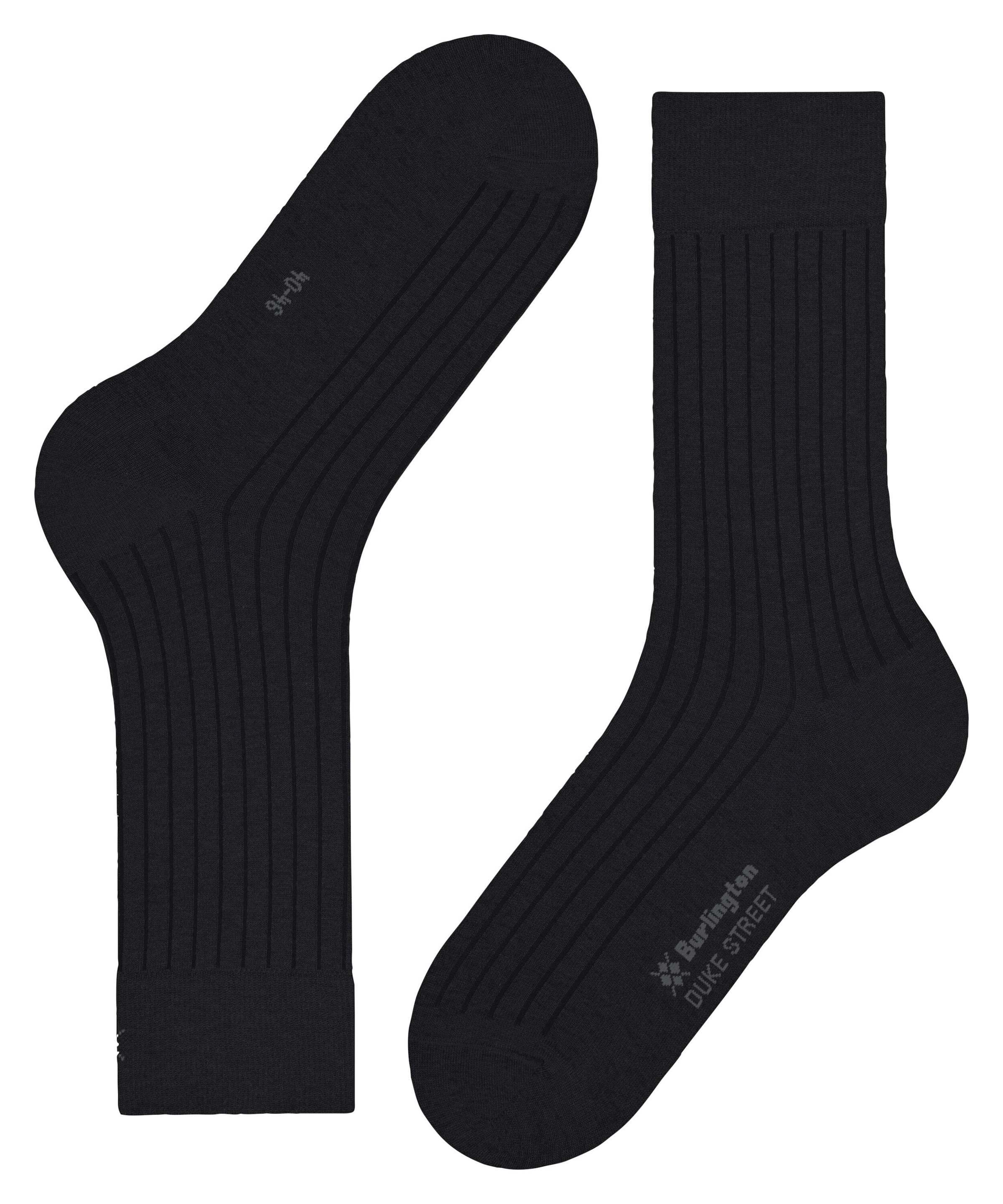 Burlington Socken »Duke Street« Einheitsgrösse 40-46, Rippenstruktur, Cotton-Mix