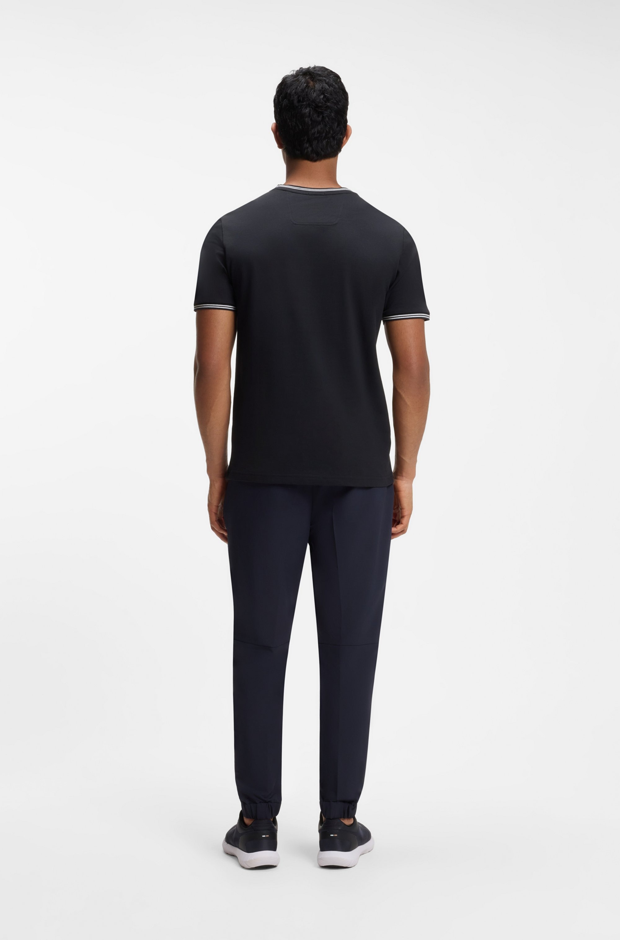 BOSS GREEN T-shirt »Taul« aus softem Stretch-Baumwoll-Piqué, Regular Fit, Kühlend