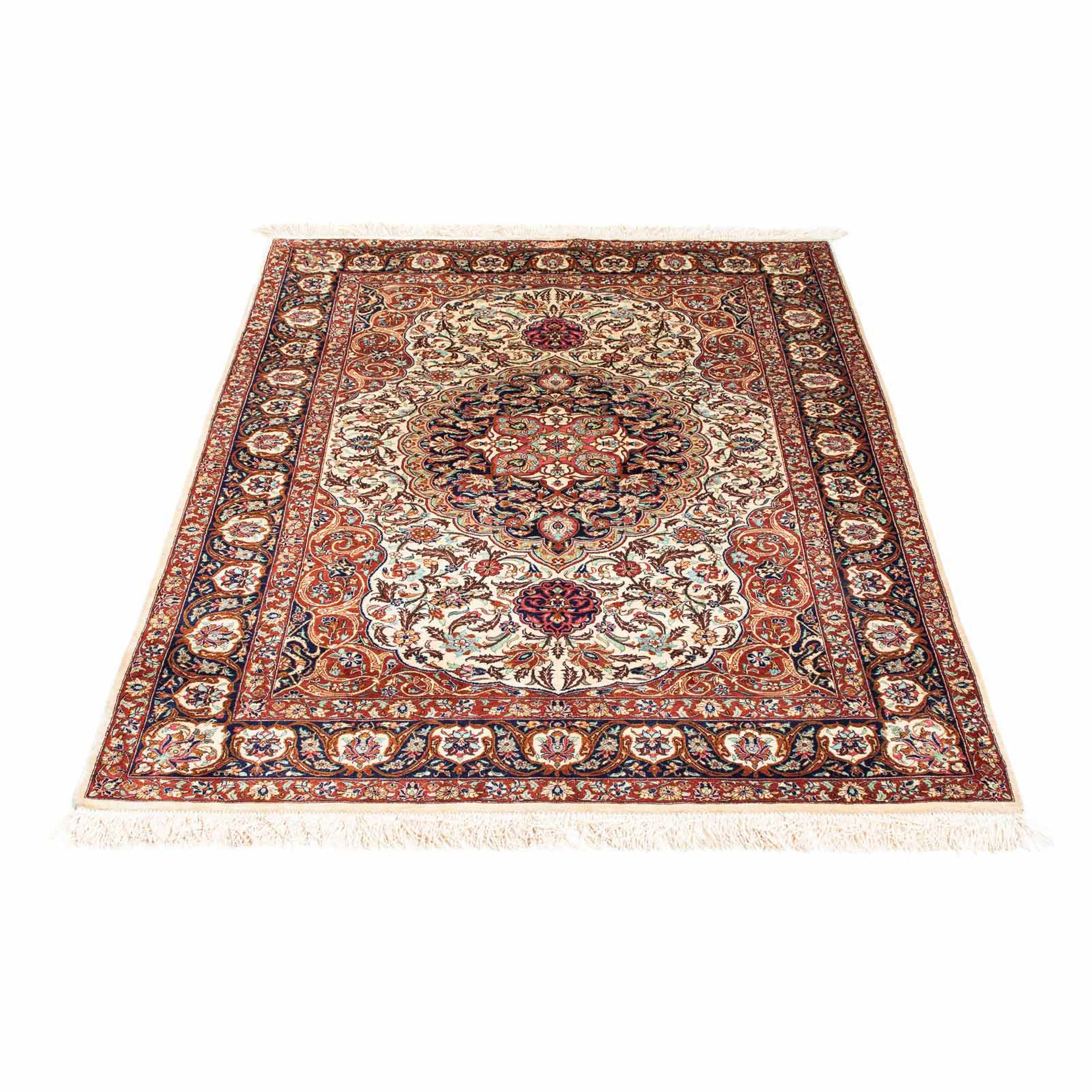 Image of morgenland Orientteppich »Perser - Ghom - 148 x 102 cm - beige«, rechteckig, 10 mm Höhe, Wohnzimmer, Handgeknüpft, Einzelstück mit Zertifikat bei Ackermann Versand Schweiz