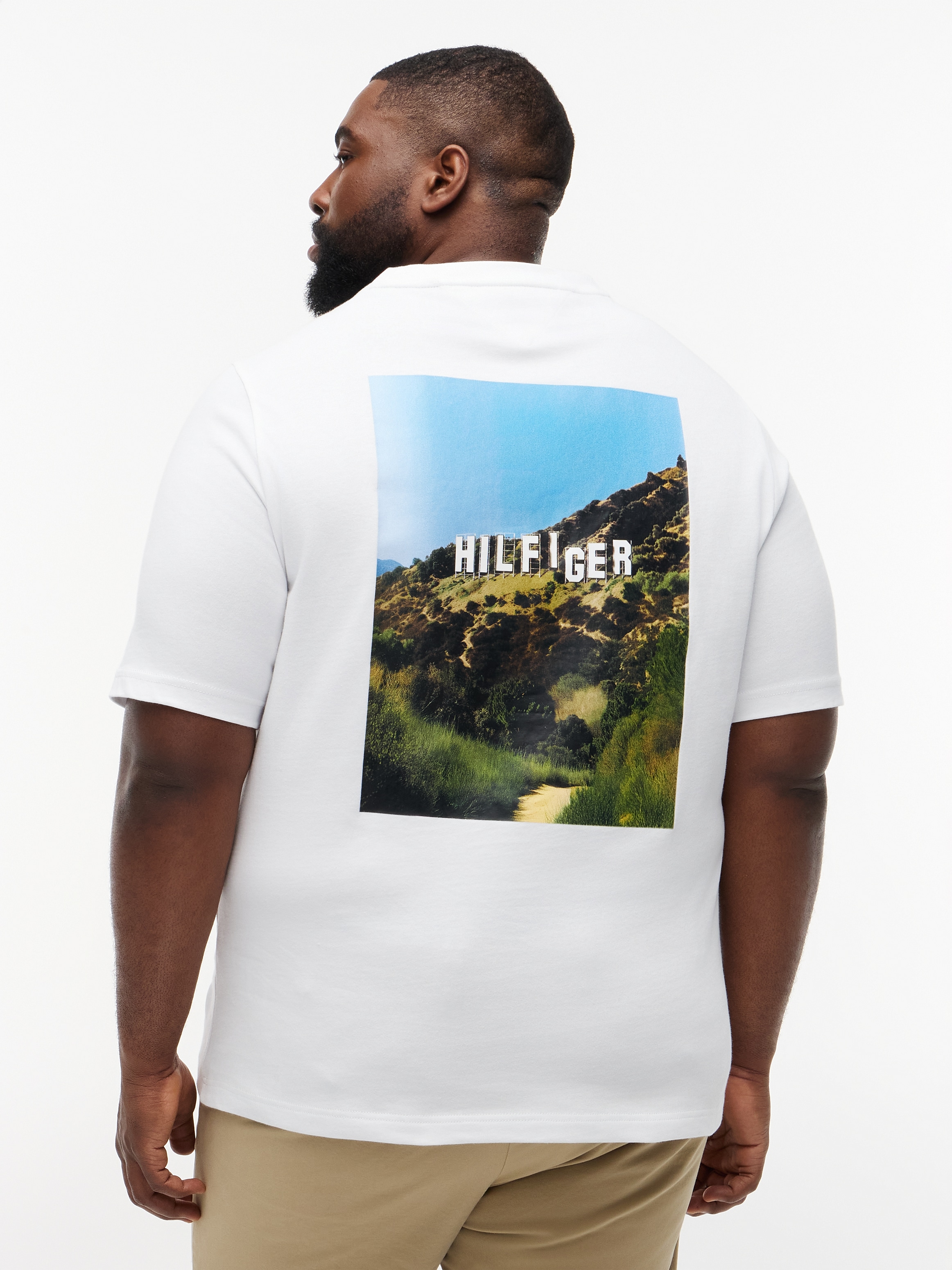 Tommy Hilfiger Big & Tall T-Shirt »BT-PHOTO PRINT HILFIGER« mit grossem Rückenprint