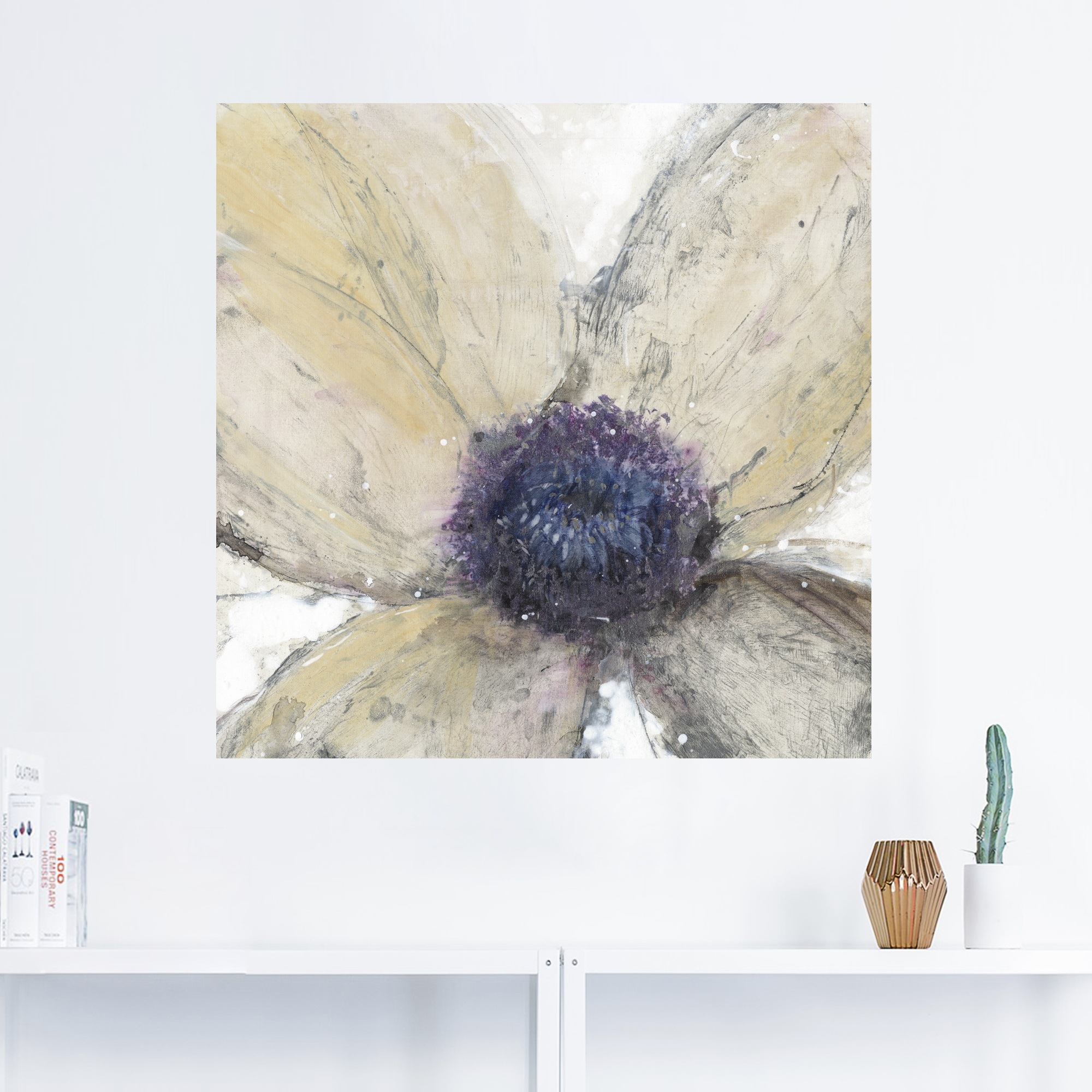 Image of Artland Wandbild »Blumenfluss I«, Blumen, (1 St.), in vielen Grössen & Produktarten - Alubild / Outdoorbild für den Aussenbereich, Leinwandbild, Poster, Wandaufkleber / Wandtattoo auch für Badezimmer geeignet bei Ackermann Versand Schweiz