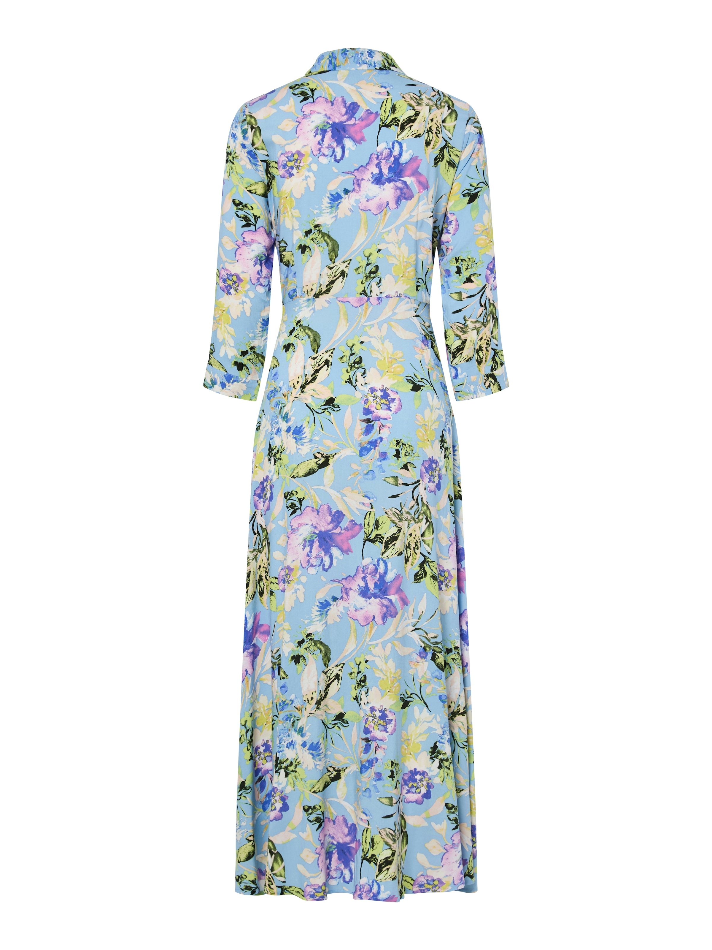 Y.A.S Robe chemisier »YASSAVANNA LONG SHIRT DRESS« Sommerkleid, mit 3/4 Ärmel