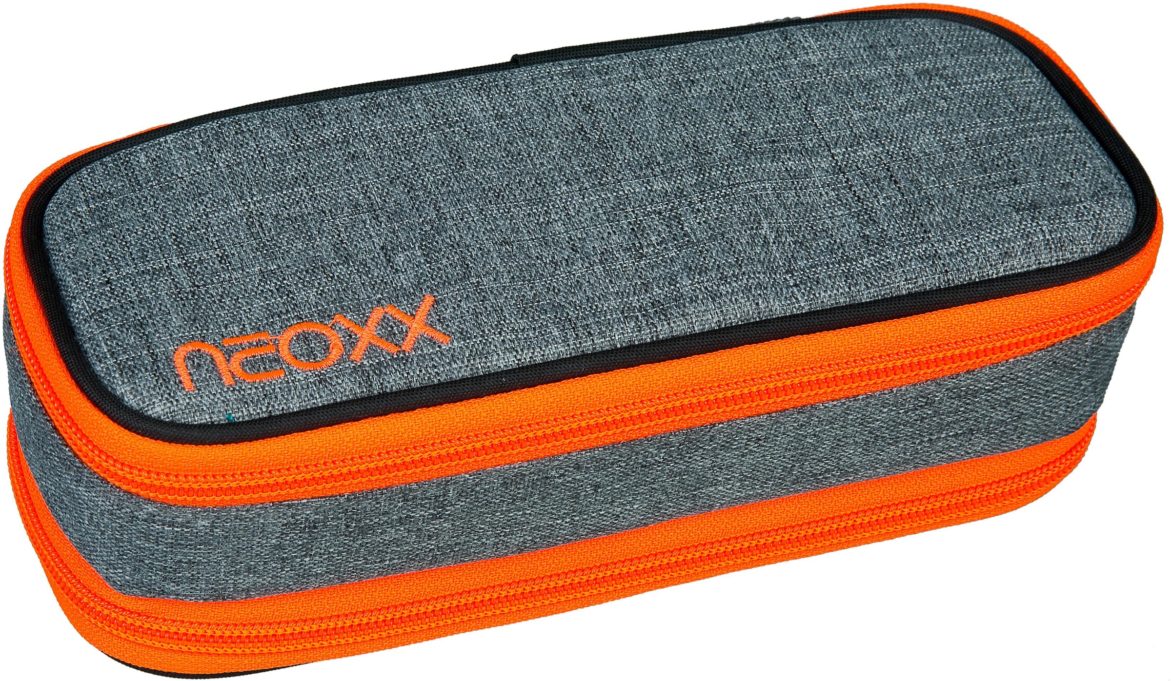 neoxx Schreibgeräteetui »Schlamperbox, Catch, Stay orange«, aus recycelten PET-Flaschen