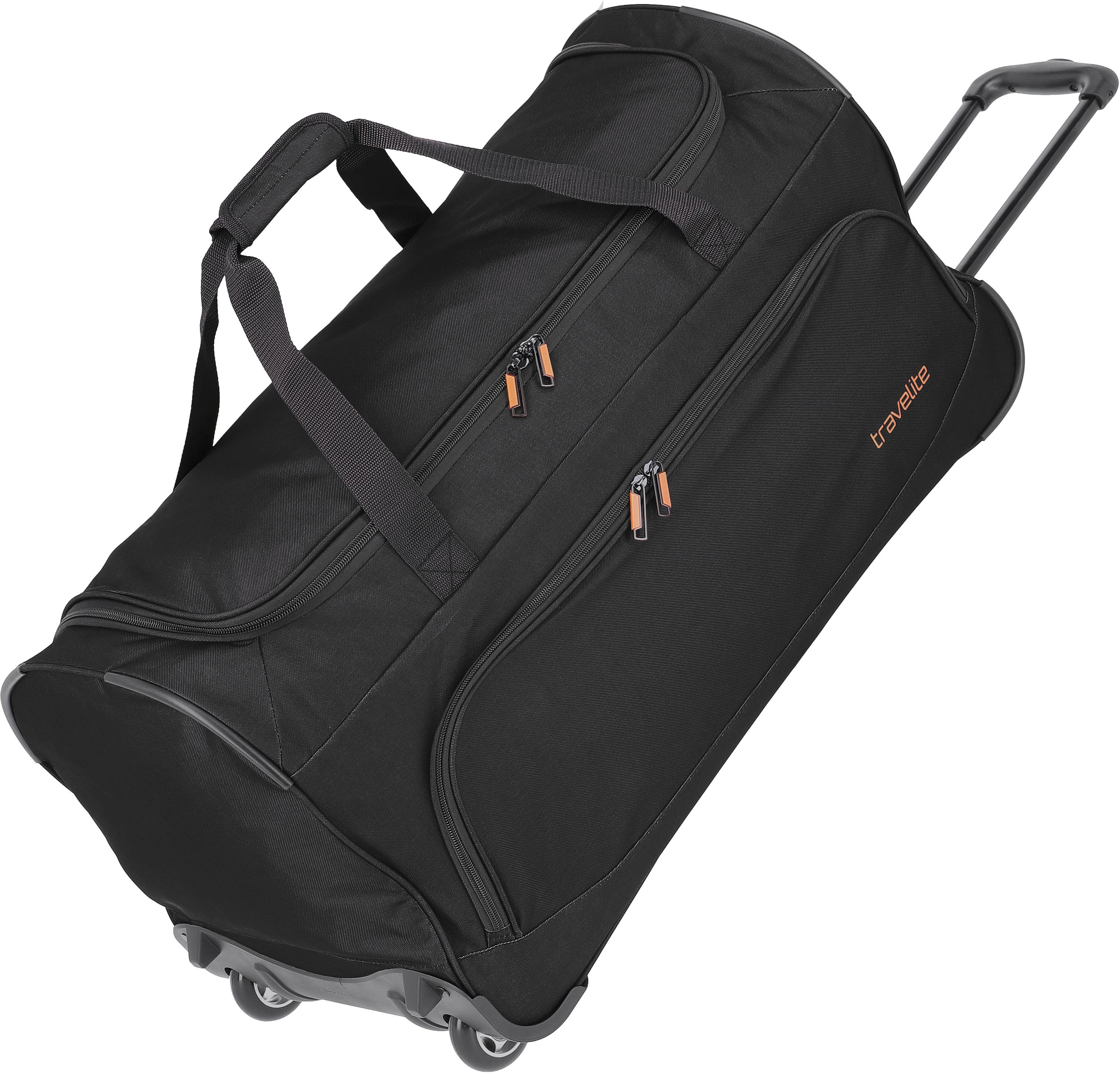 Image of travelite Reisetasche "Basics Fresh 71 cm Duffle Bag mit Rollen" grosse Duffle Bag aus strapazierfähigem Material, ideal als Reisegepäck