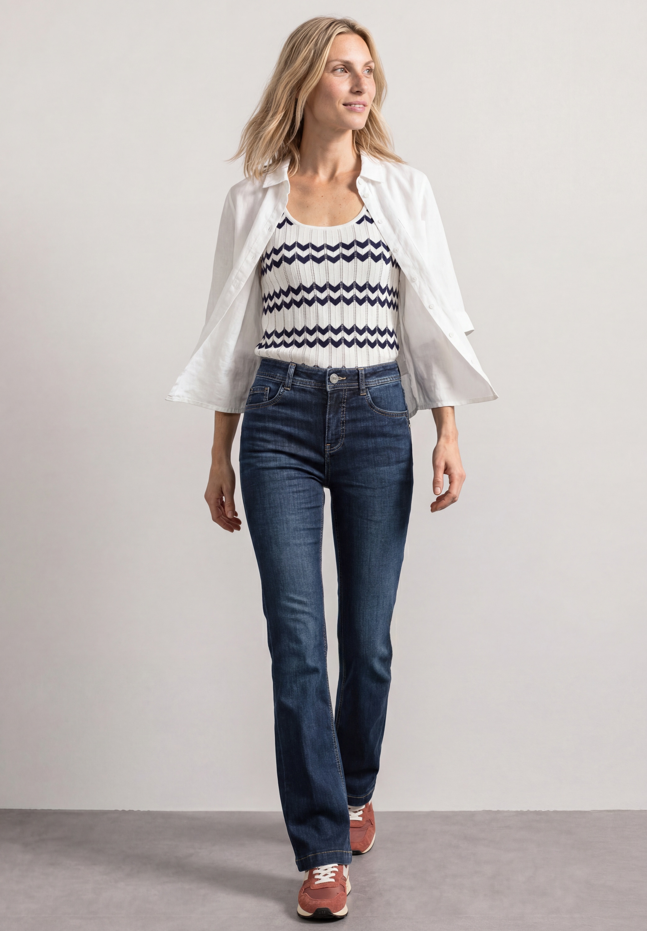 STREET ONE Jeans bootcut »Style Blaire« en coupe slim / stretch