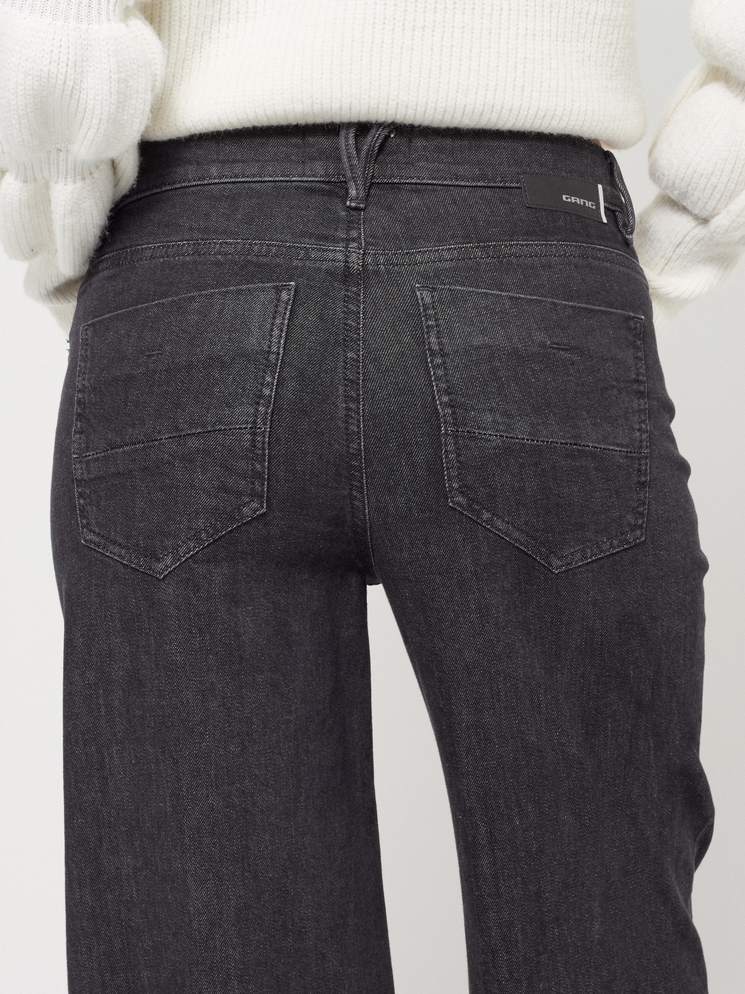 GANG Jeans droit »94CARLOTTA LONG« Wide Leg style 5 poches