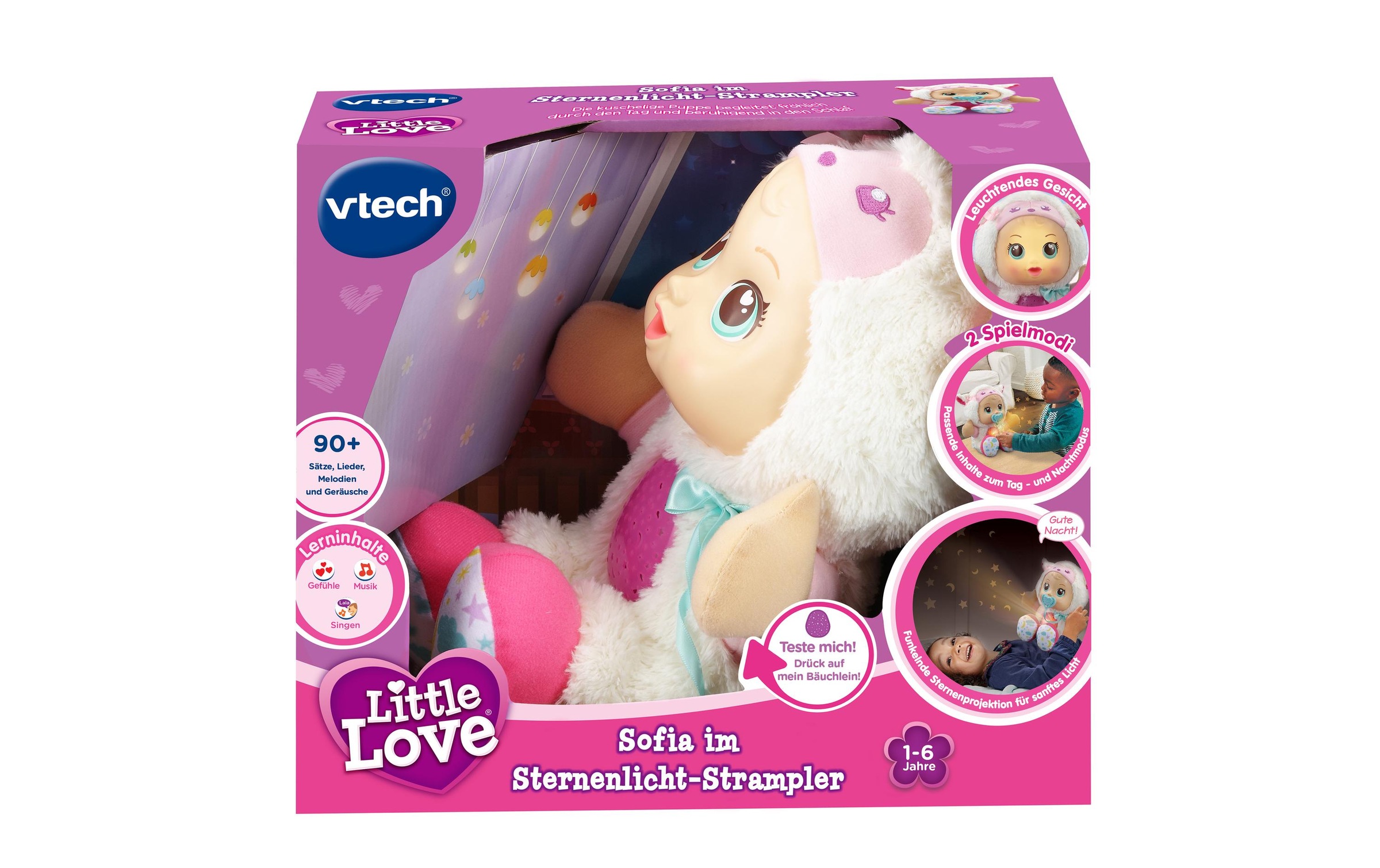 Vtech® LED Nachtlicht »Love Sofia im Sternenlicht-Strampler -DE-«