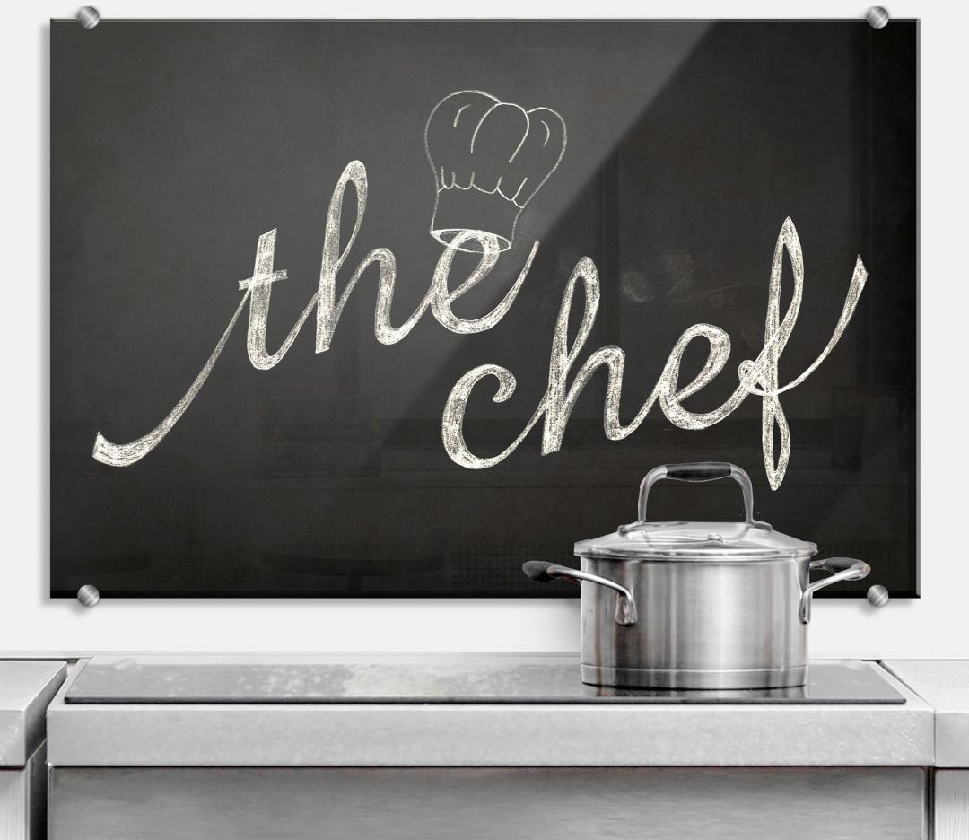 Image of Wall-Art Herd-Abdeckplatte »Spritzschutz Küchen Chef Koch«, (1 tlg.) bei Ackermann Versand Schweiz