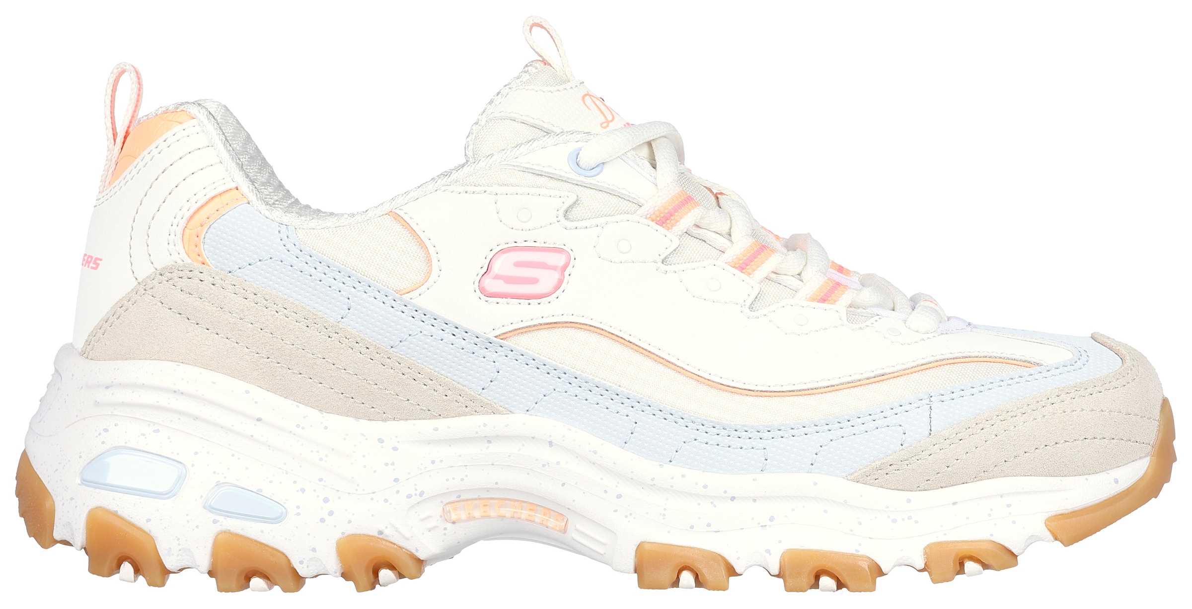 Skechers Sneaker »D'LITES-BOLD VIEWS«, mit Air-Cooled Memory Foam, Freizeitschuh, Halbschuh, Schnürschuh