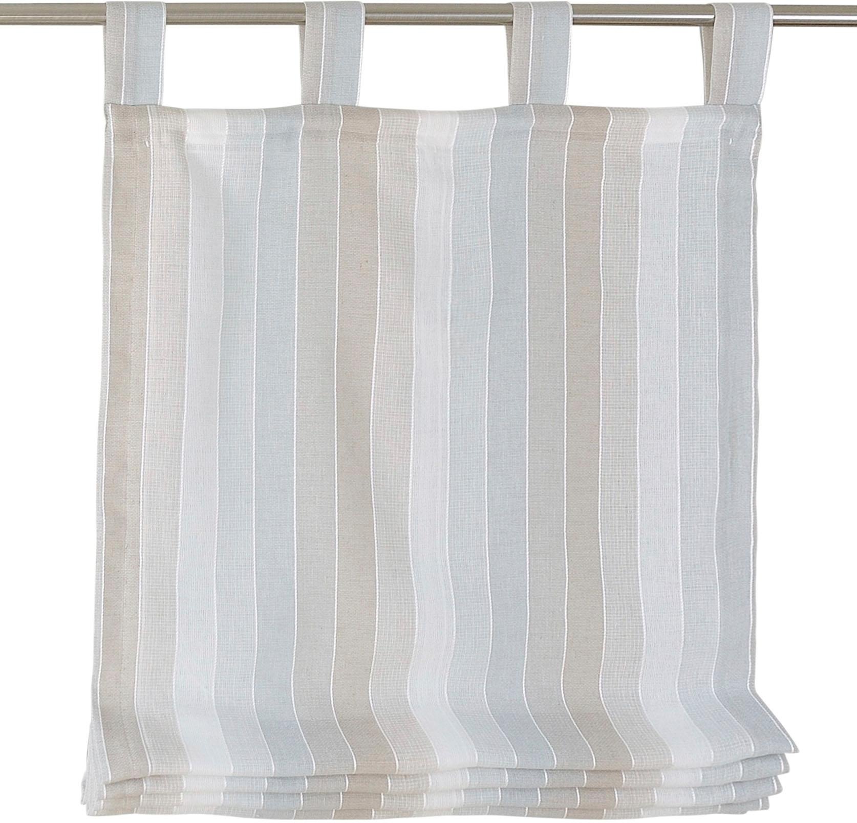 Image of Kutti Raffrollo »Claire«, mit Schlaufen, freihängend, Montag ohne Bohren und Schrauben bei Ackermann Versand Schweiz