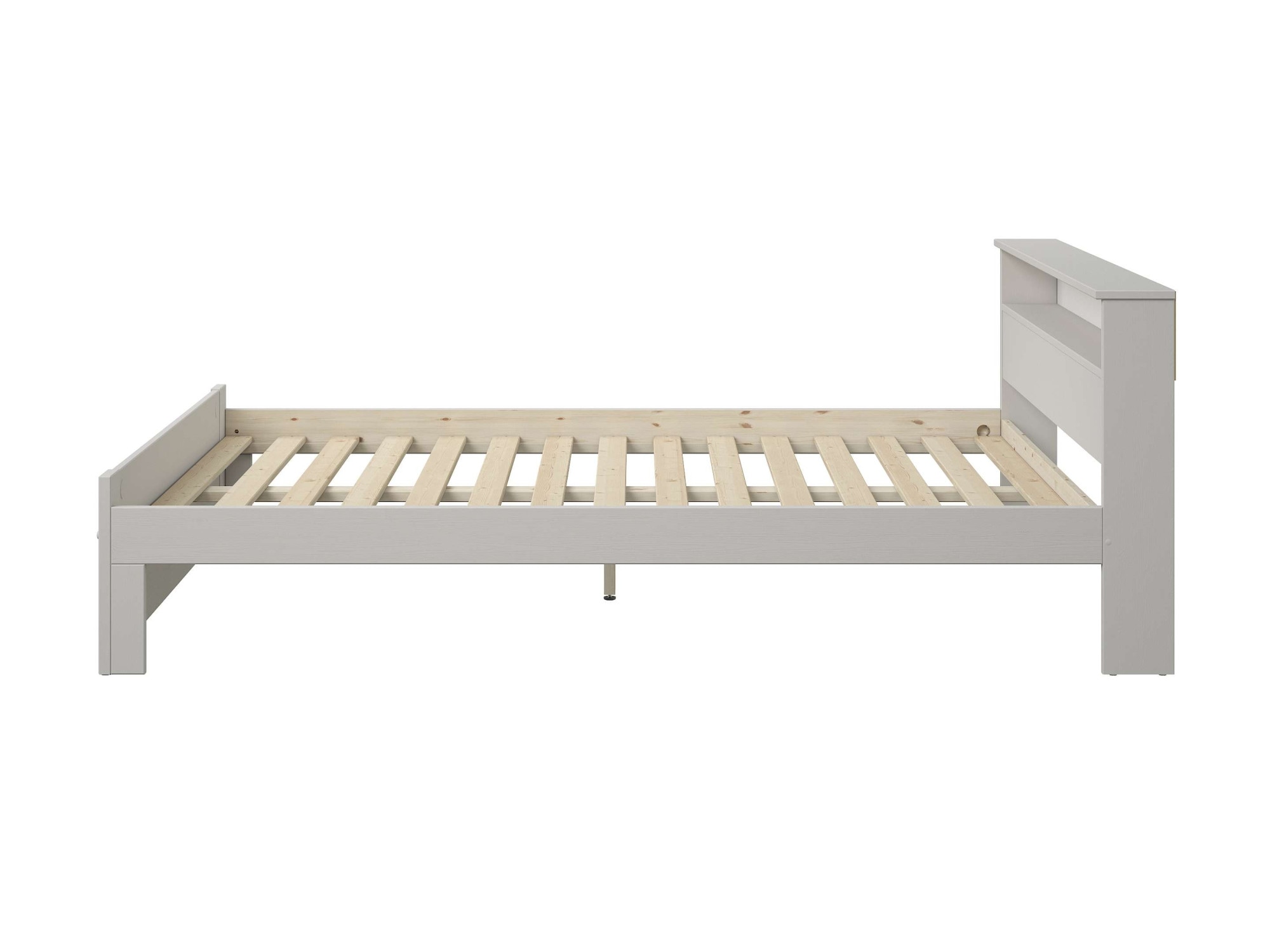 GOODproduct Lit en bois massif »FLAVION, TOPSELLER! Jugendbett, FSC® zertifizierte massive Kiefer« Breite: 90, 140, 180,  Qualitätsprodukt, Regal, Kassettenoptik, Schublade optional