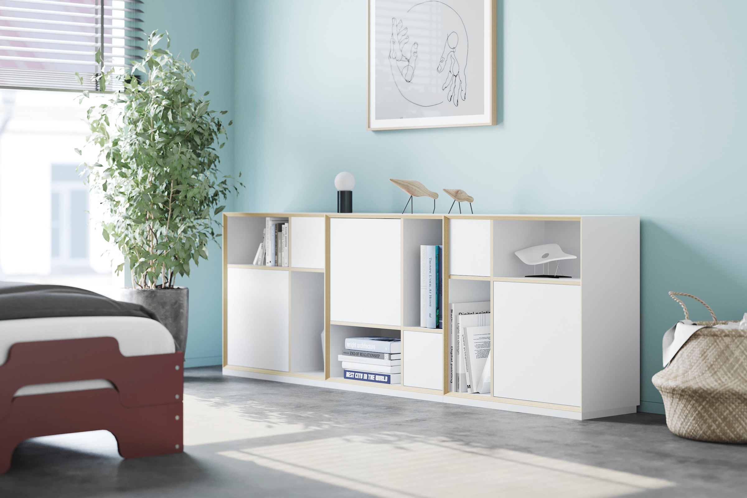 Müller SMALL LIVING Stapelbett »STAPELLIEGE Komfort (eine Liege)«, Komforthöhe 27.5 cm, ausgezeichnet mit dem German Design Award - 2019