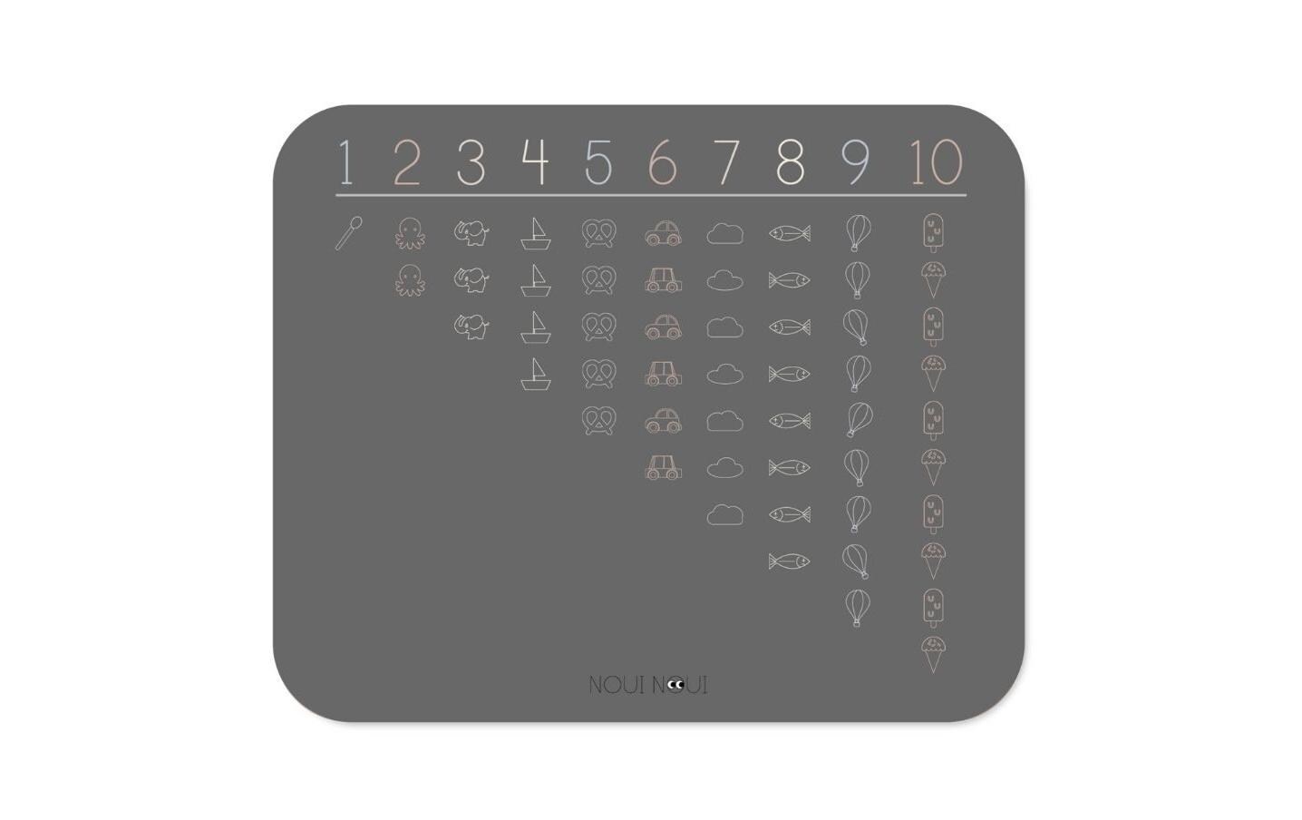 Image of Platzset "Noui Noui XL Learning Numbers 55 x 45 cm"
