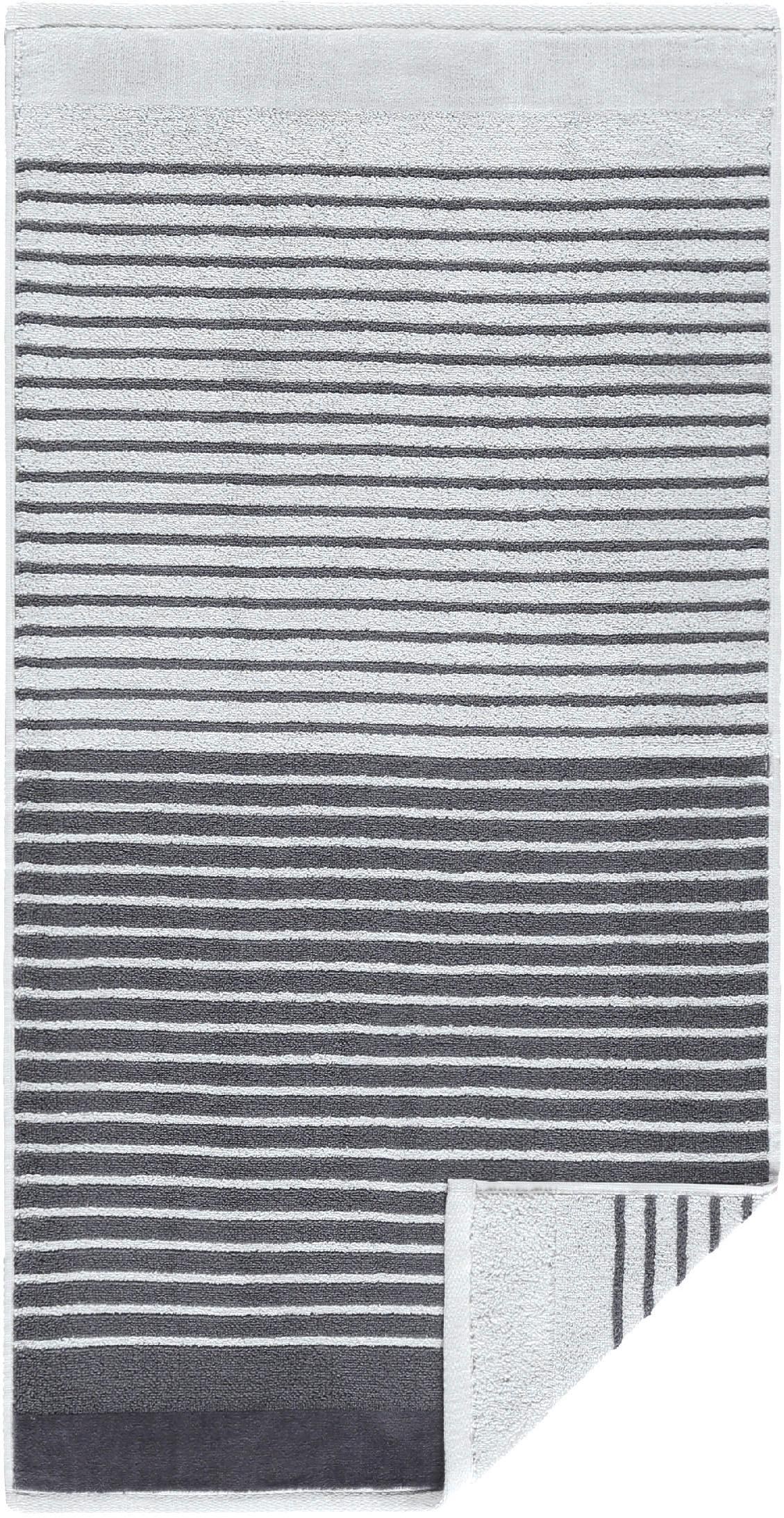Egeria Duschtuch Baumwolle Streifen, reine günstig (1 kaufen Face »Maris«, St.), mit Double