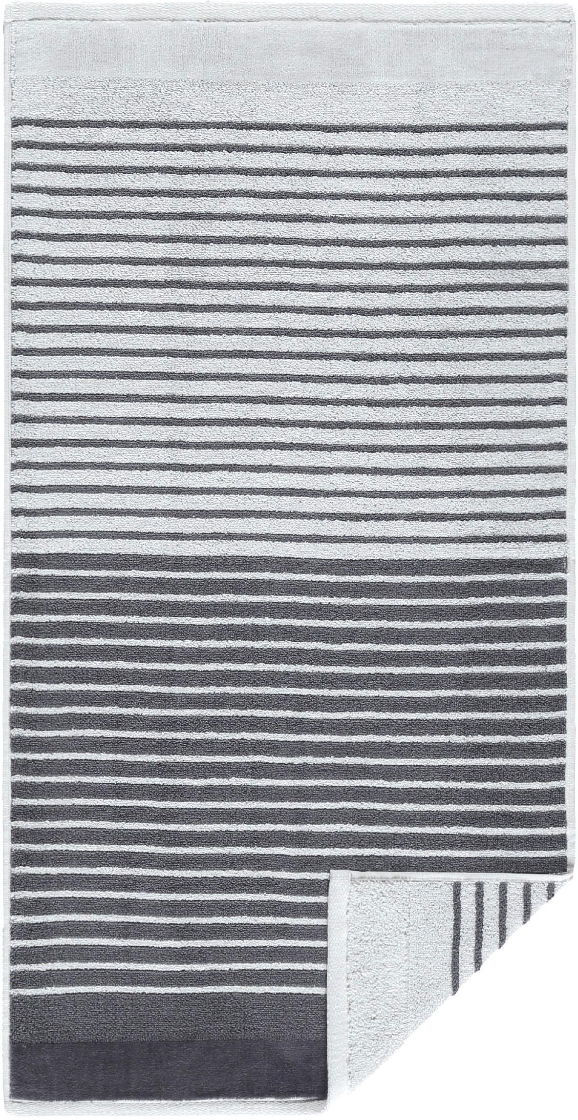 Image of Egeria Duschtuch "Maris" Double Face mit Streifen, reine Baumwolle