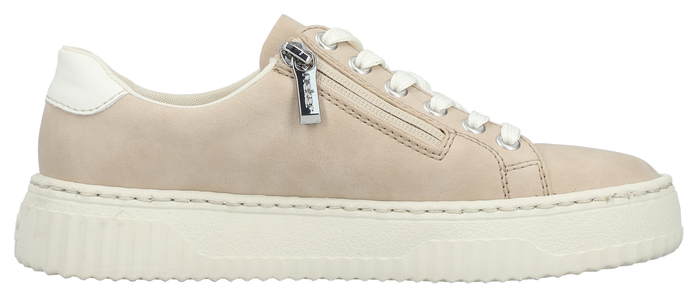 Rieker Baskets à plateforme  chaussure à lacets, chaussure basse, sneaker décontracté avec semelle plateforme mode