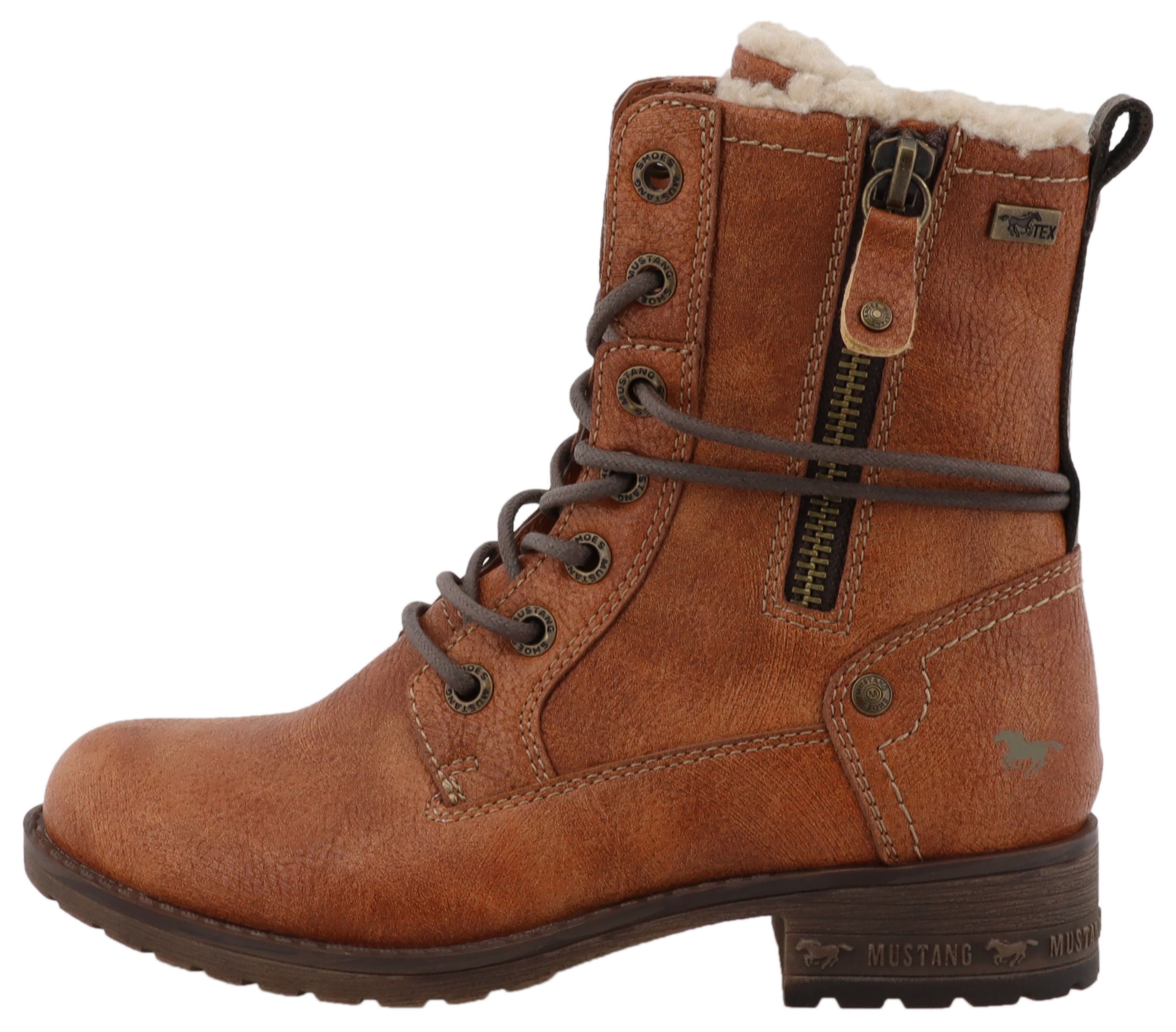 Mustang Shoes Bottes d'hiver »Concetta«  Bottes, bottes à lacets avec membrane TEX