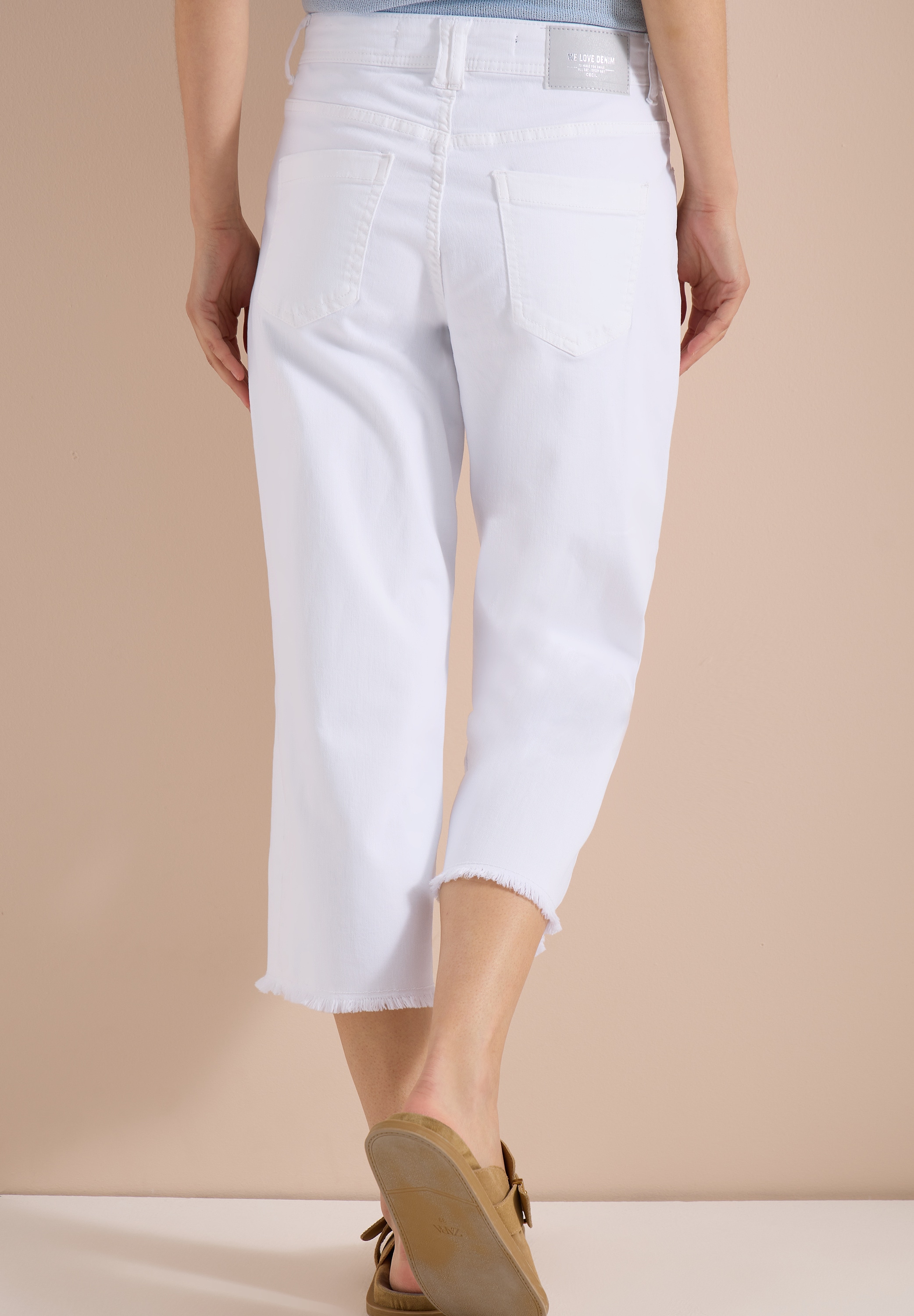 Cecil 3/4-Jeans »Style Neele« Wide Leg / mit Stretch