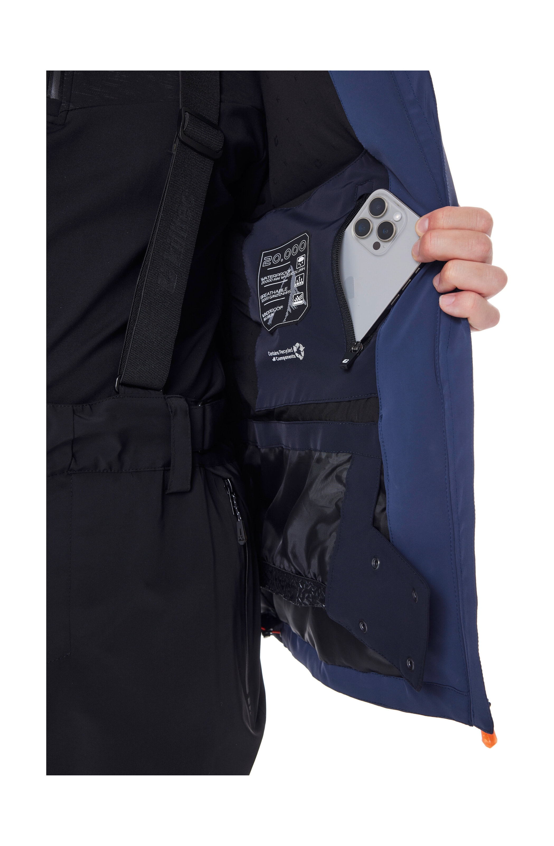 Killtec Veste de ski »KSW 51 MN SKI JCKT« veste fonctionnelle homme : étanche, respirante, stretch 4 directions