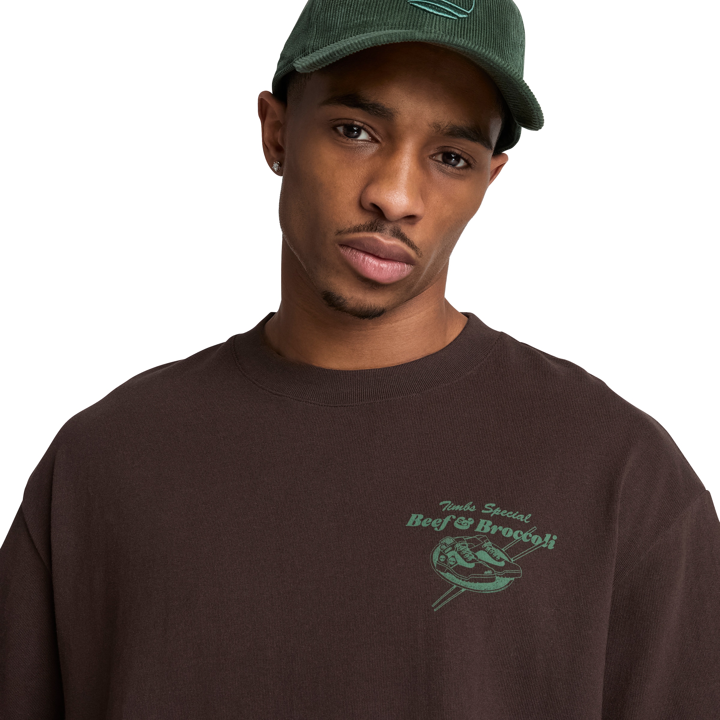 Timberland T-Shirt »Beef&Broccoli Graphic Tee« mit Grafik-Print, aus Baumwolle, auch in grossen Grössen