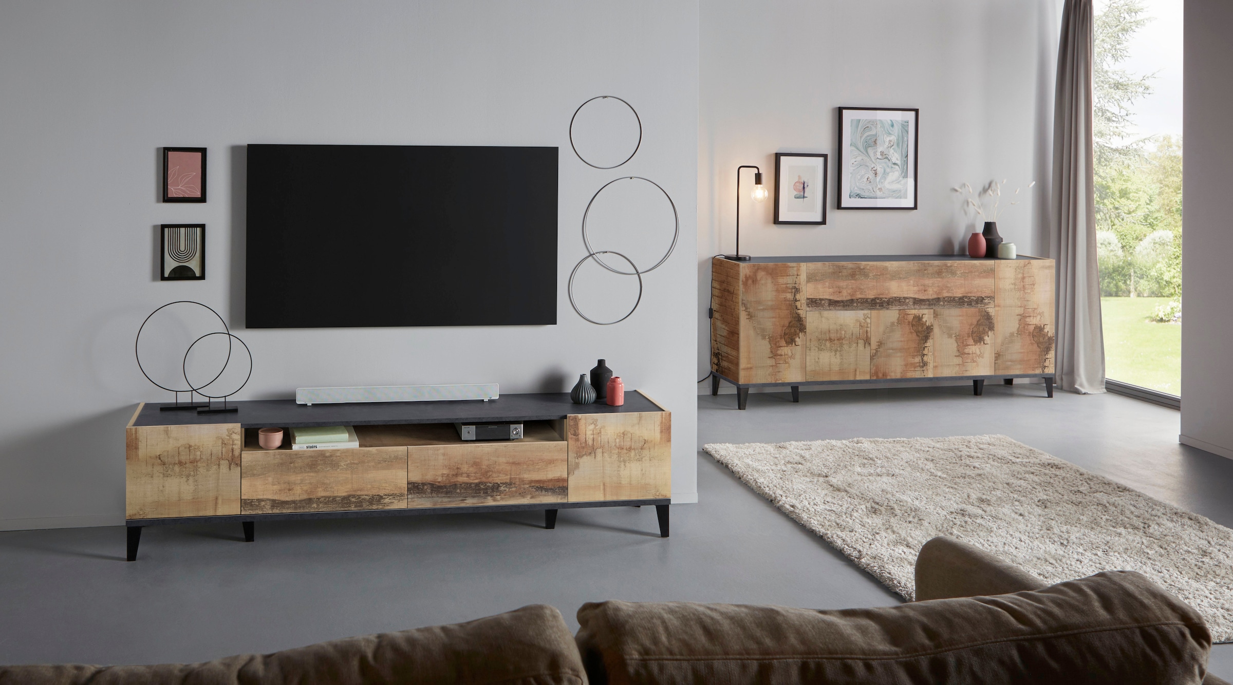 INOSIGN Lowboard »SunriseTV-Board, TV-Schrank«, Breite 200 cm