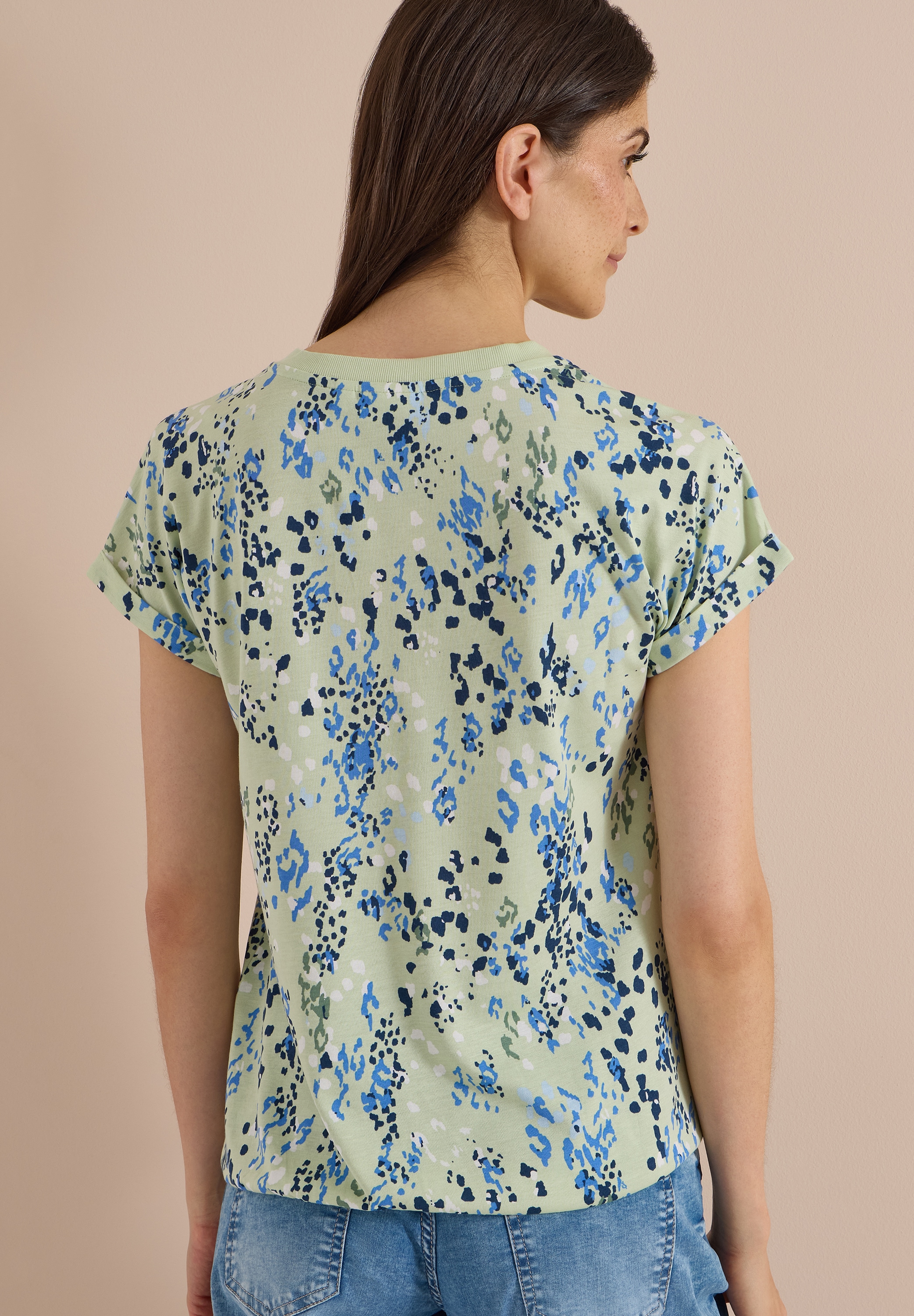 Cecil Kurzarmshirt Sommershirt mit grafischem Muster