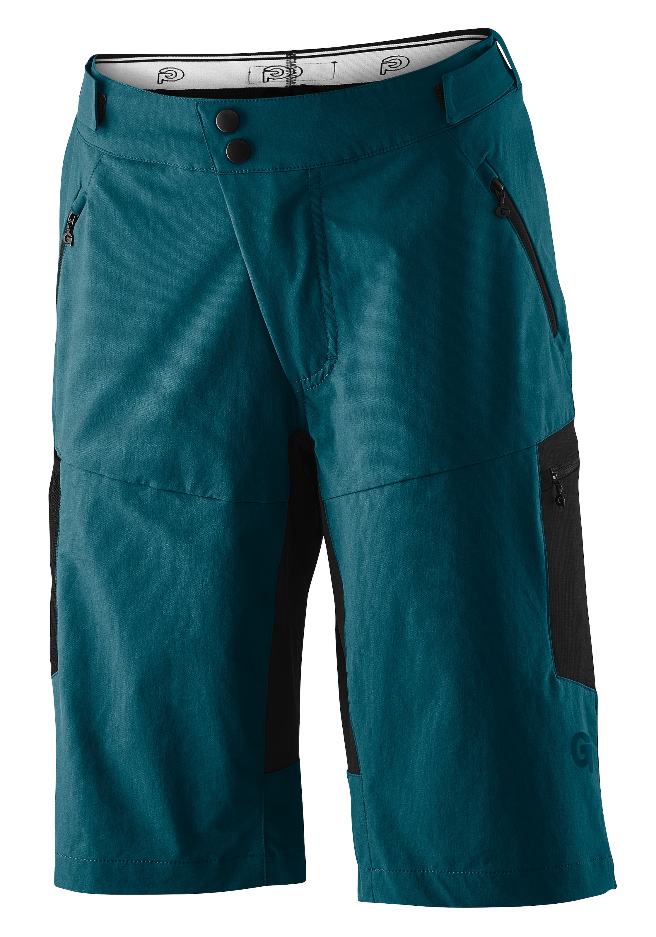 Gonso Radhose »CASINA«, Damen Bike-Shorts, Fahrradhose, Sitzpolster und Taschen, Bund flexibel