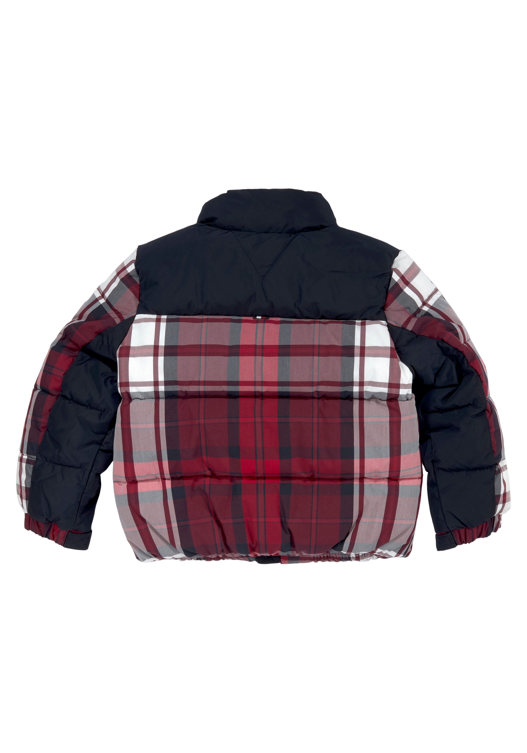 Tommy Hilfiger Winterjacke »NEW YORK CHECK PUFFER JACKET«, ohne Kapuze, für Jungen