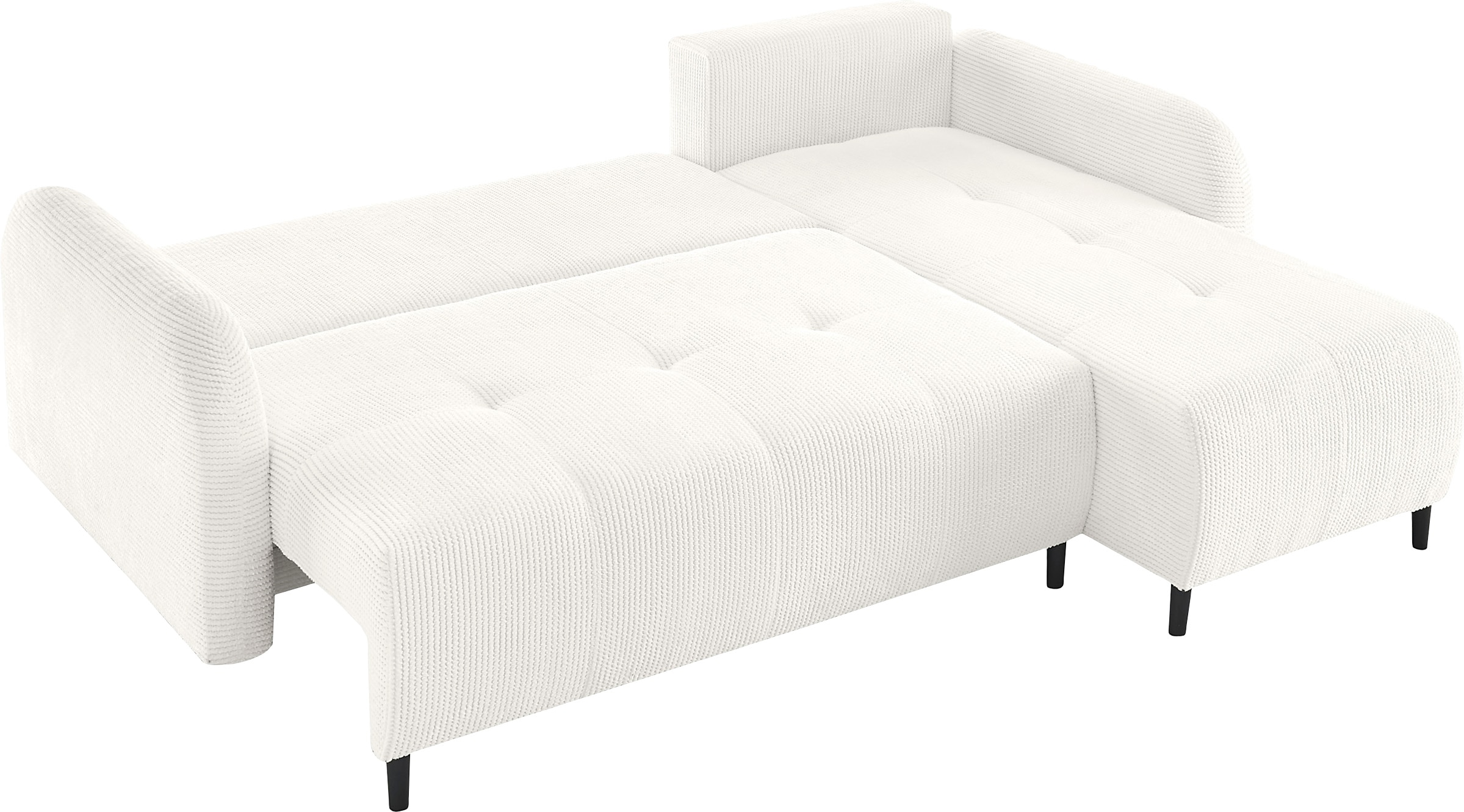 Leonique Ecksofa »BLAISE«, mit Bett-Funktion (Liegefläche 140/200 cm), Zier- und Rückenkissen