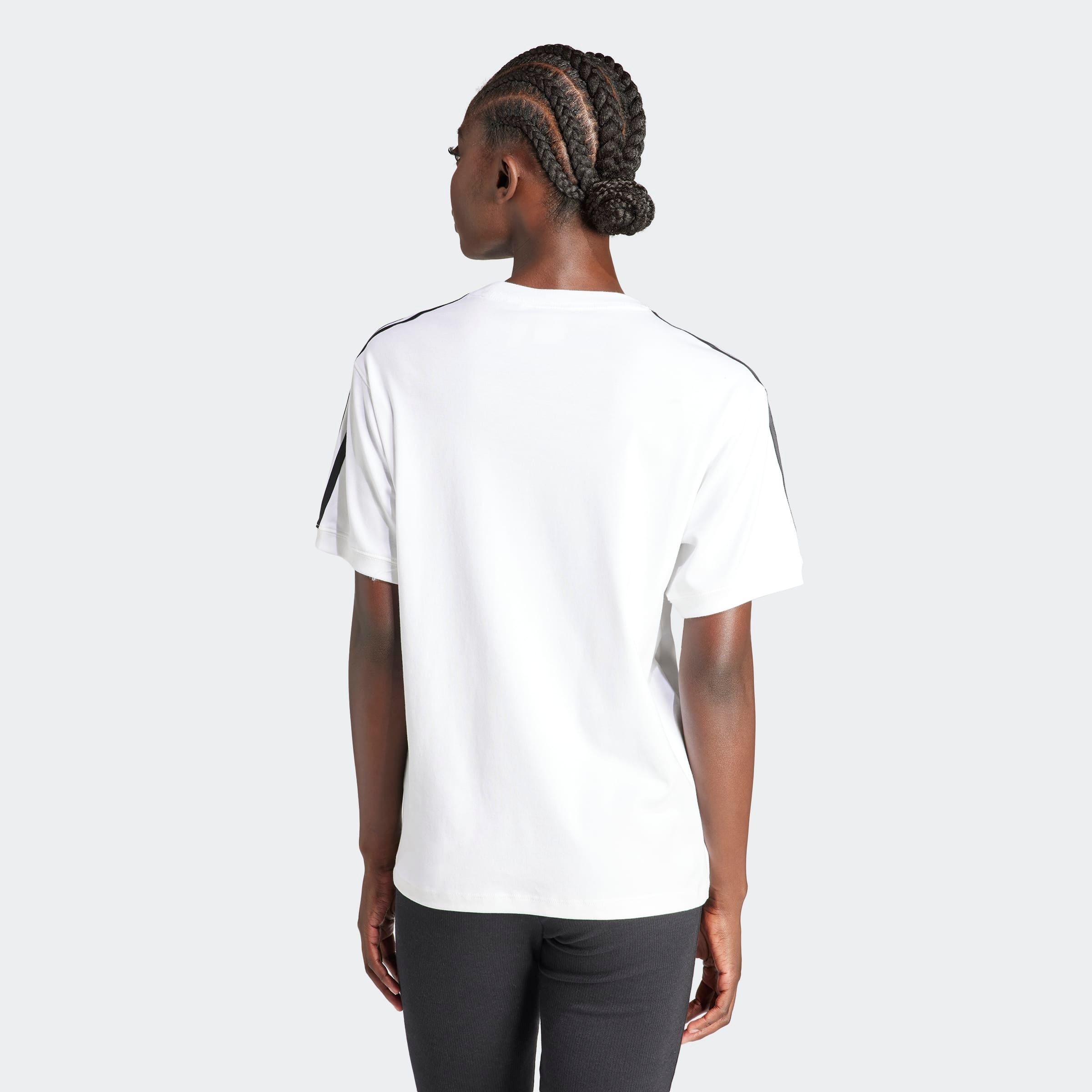 adidas Originals T-Shirt »3 STRIPE TEE«, drei Streifen Shirt mit Trefoil Logo