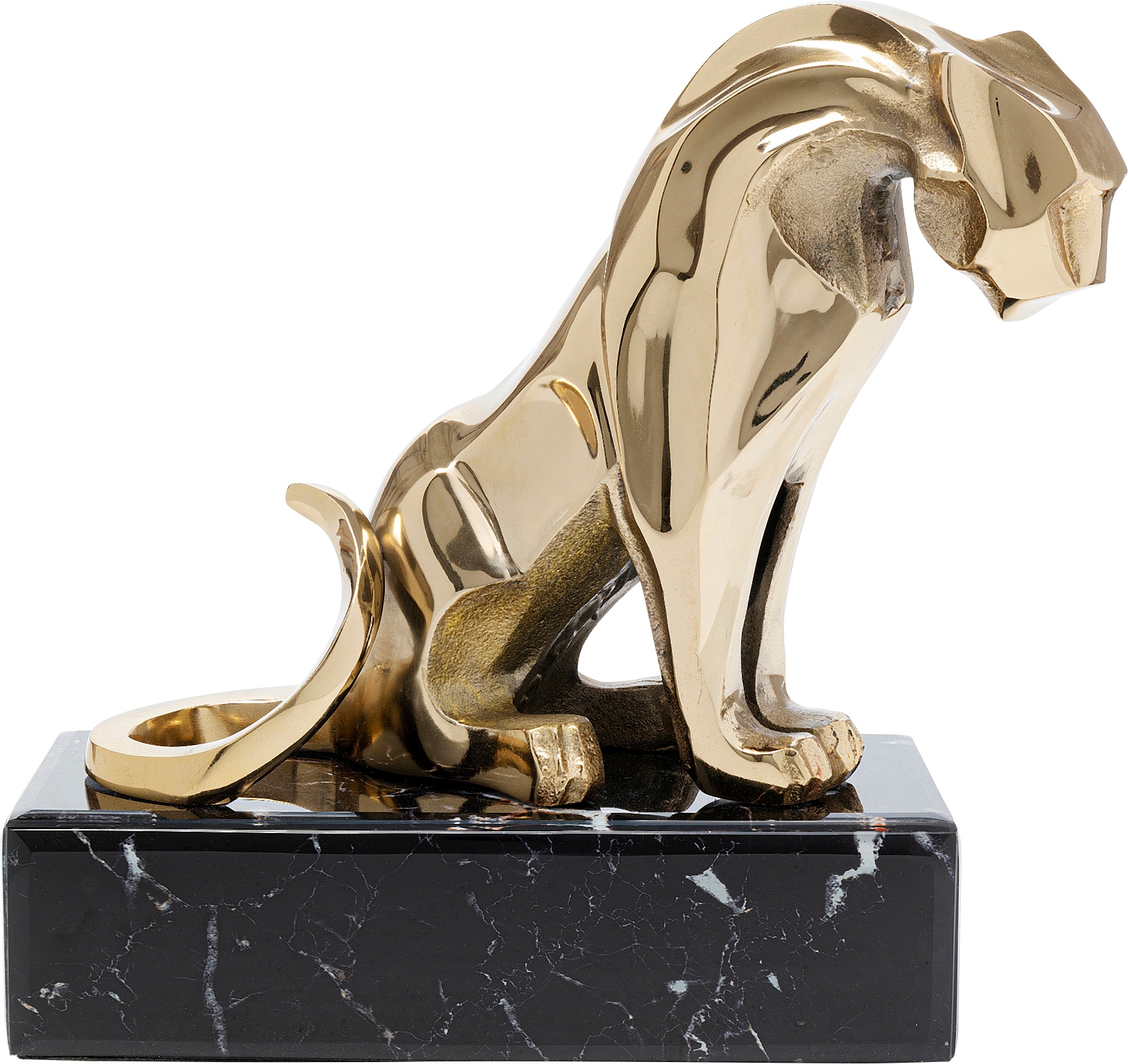 Image of Kare Design Dekofigur "Deko Figur Lion on Marble 34cm"