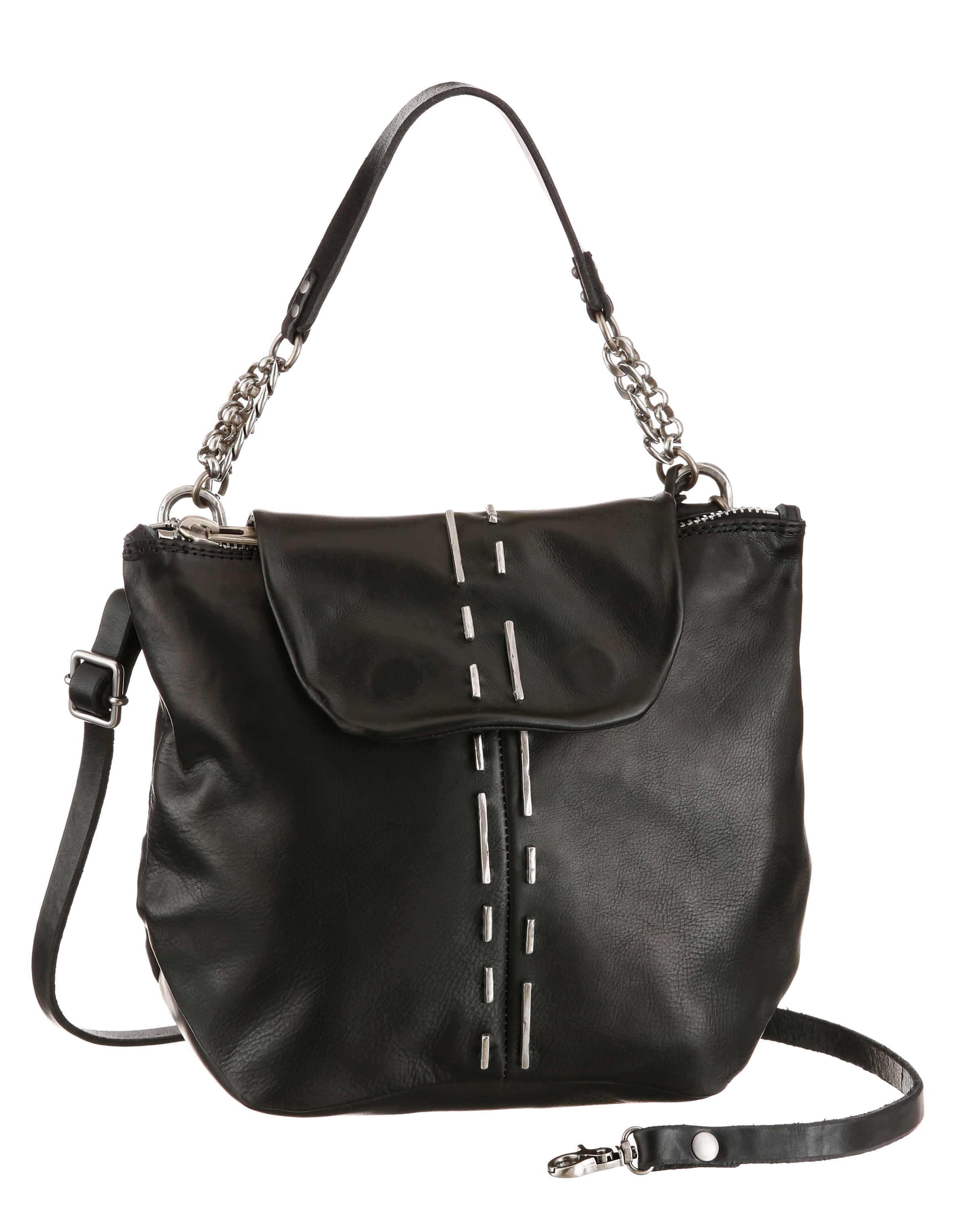 Image of A.S.98 Schultertasche, mit silberfarbenen Details bei Ackermann Versand Schweiz