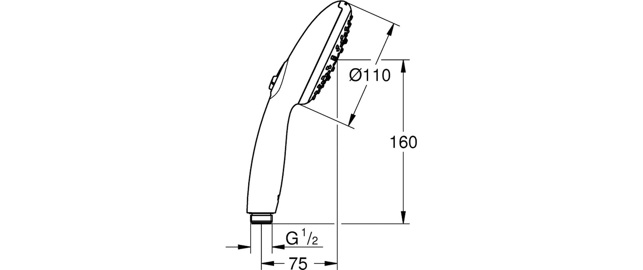 Grohe Handbrause »Vitalio Start 110«
