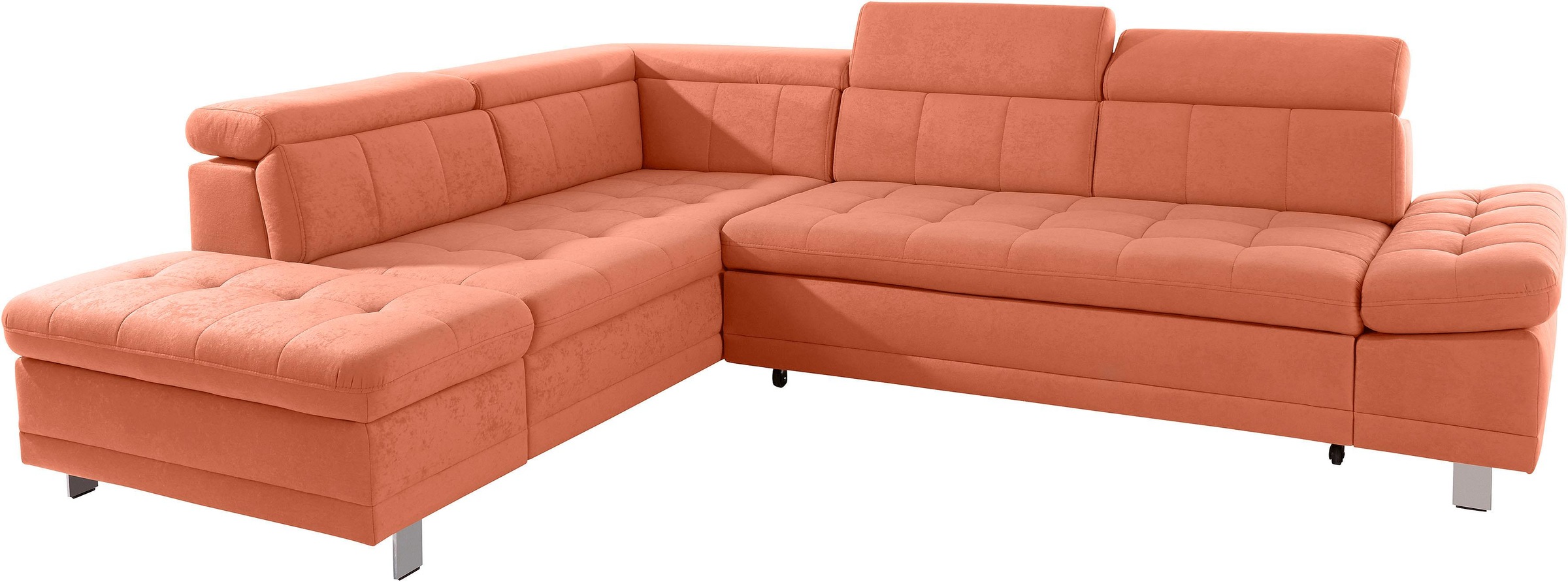sit&more Ecksofa »Limit L-Form«, wahlweise mit Bettfunktion und Bettkasten
