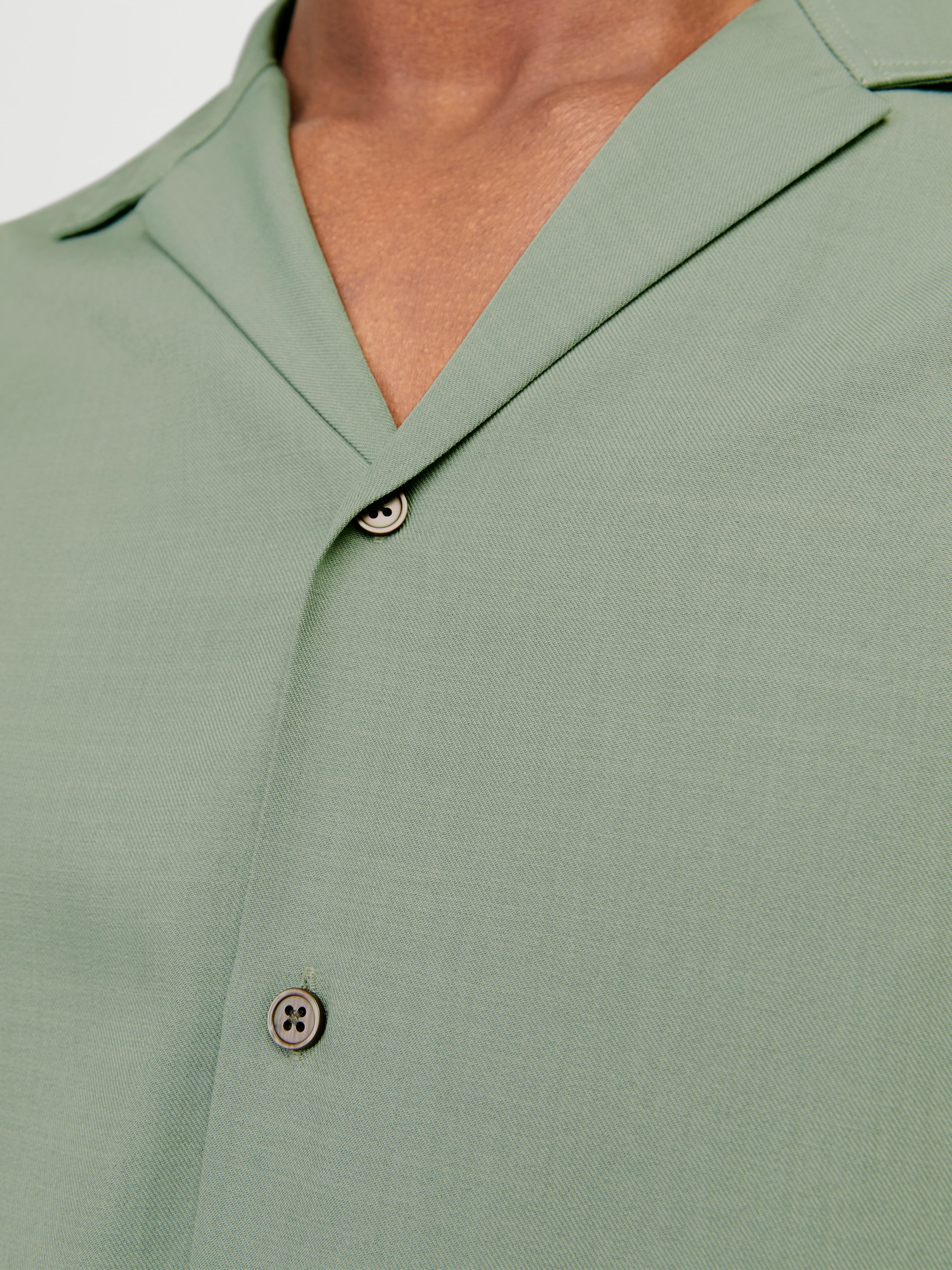 Jack & Jones Kurzarmhemd »JPRCCAARON TENCEL RESORT SHIRT S/S LN«