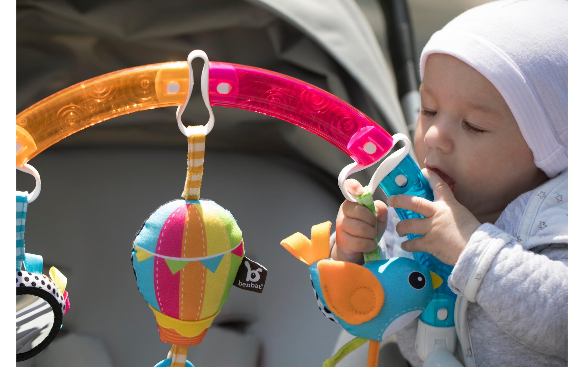 Kinderwagenanhänger »benbat Spielbogen Regenbogen Bunt«