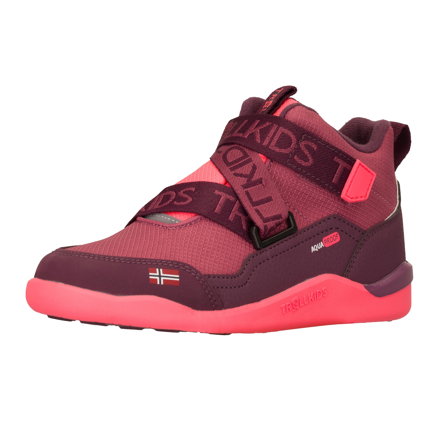 TROLLKIDS Chaussures pieds nus »KIDS NORDFJORD BAREFOOT WINTER HIKER«  imperméable, doublure chaude en polaire
