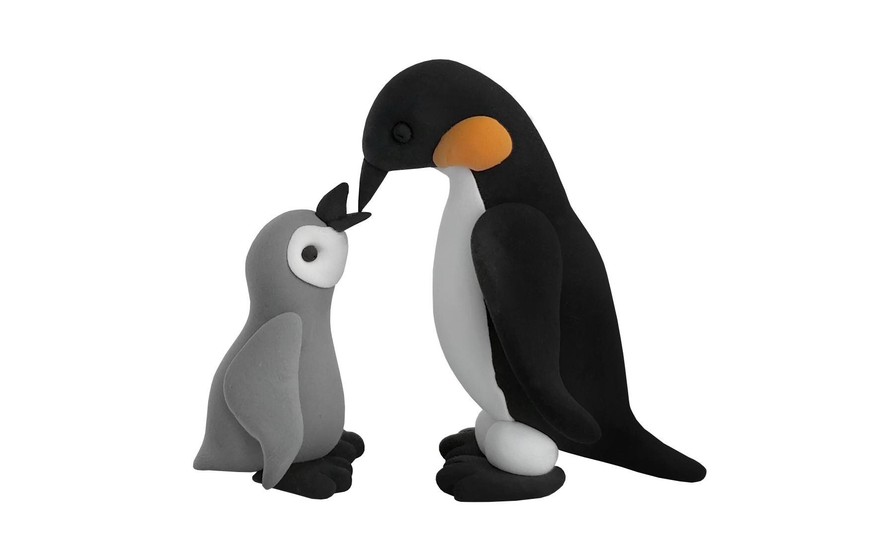 Knete »Jumping Clay Glaciers Series Set Pinguine«