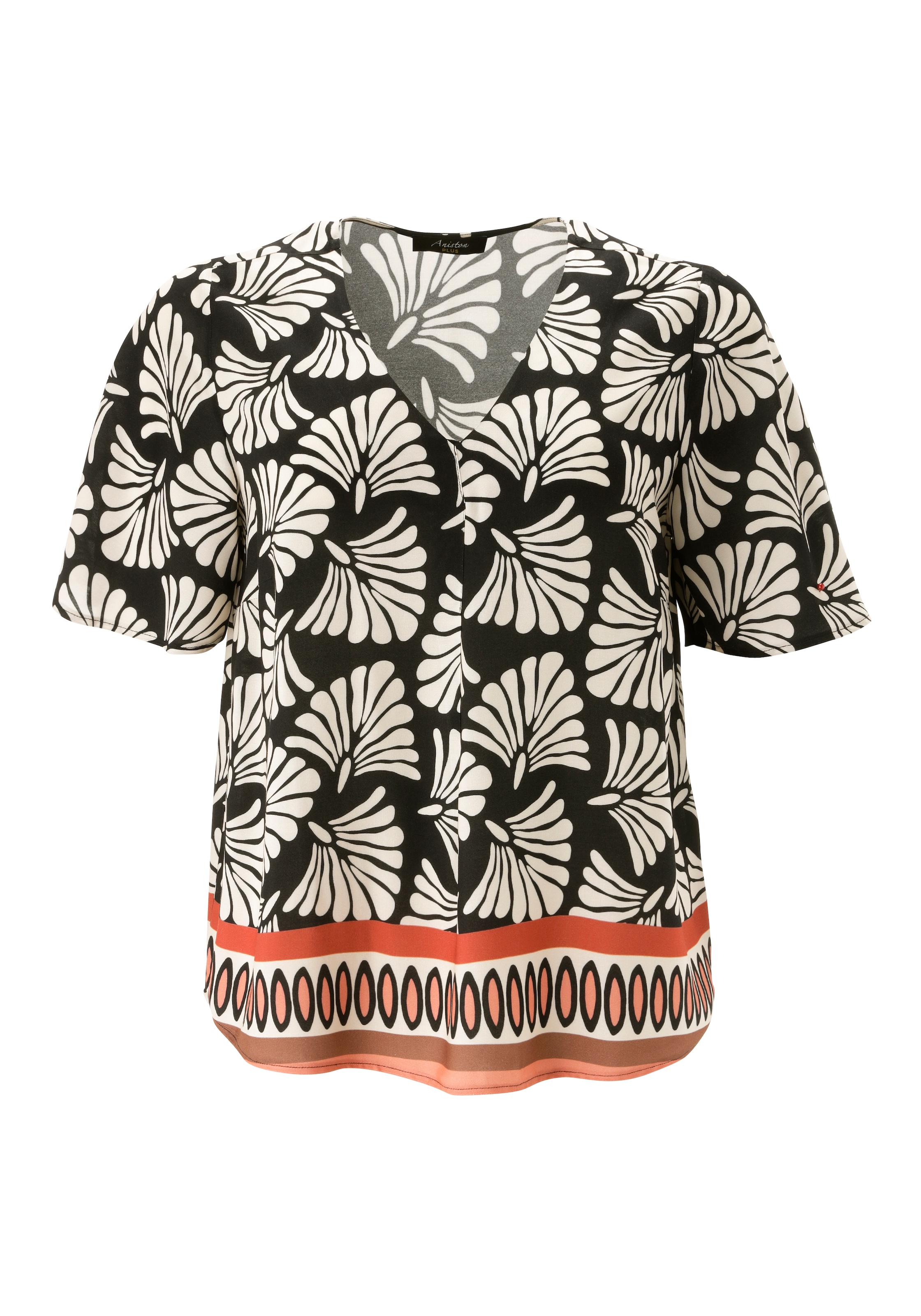 Aniston PLUS Schlupfbluse Allover bedruckt - NEUE KOLLEKTION