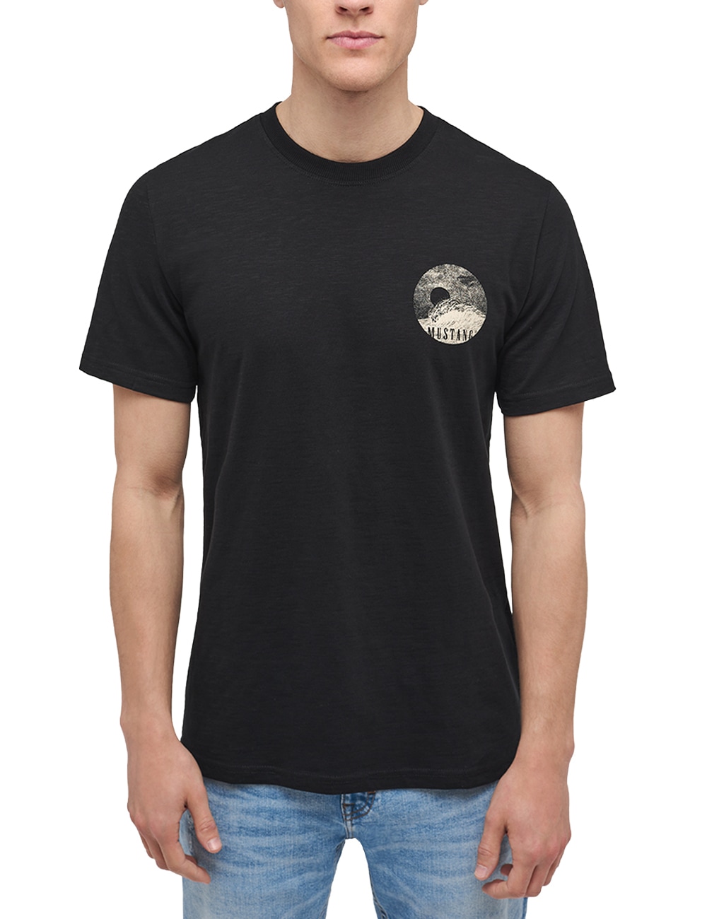 Acheter ligne en Kurzarmshirt confortablement »T-Shirt« Tendance MUSTANG